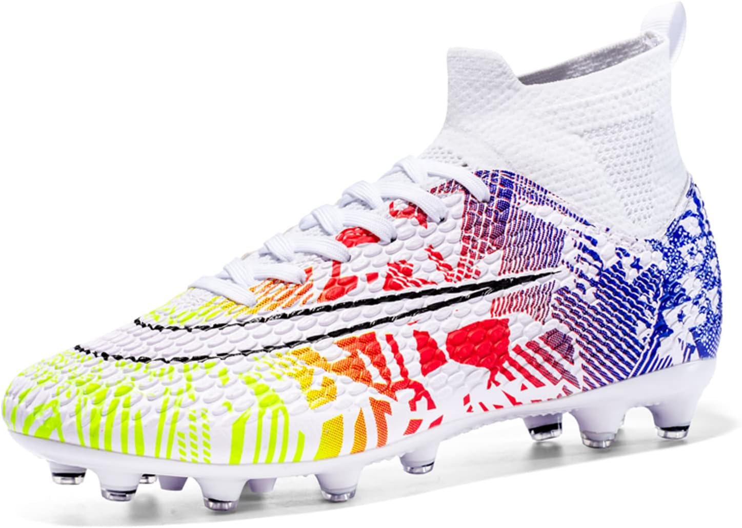 VTASQ Football Boots, Special Men's Breathable Turf High Top Spikes, Innovative...