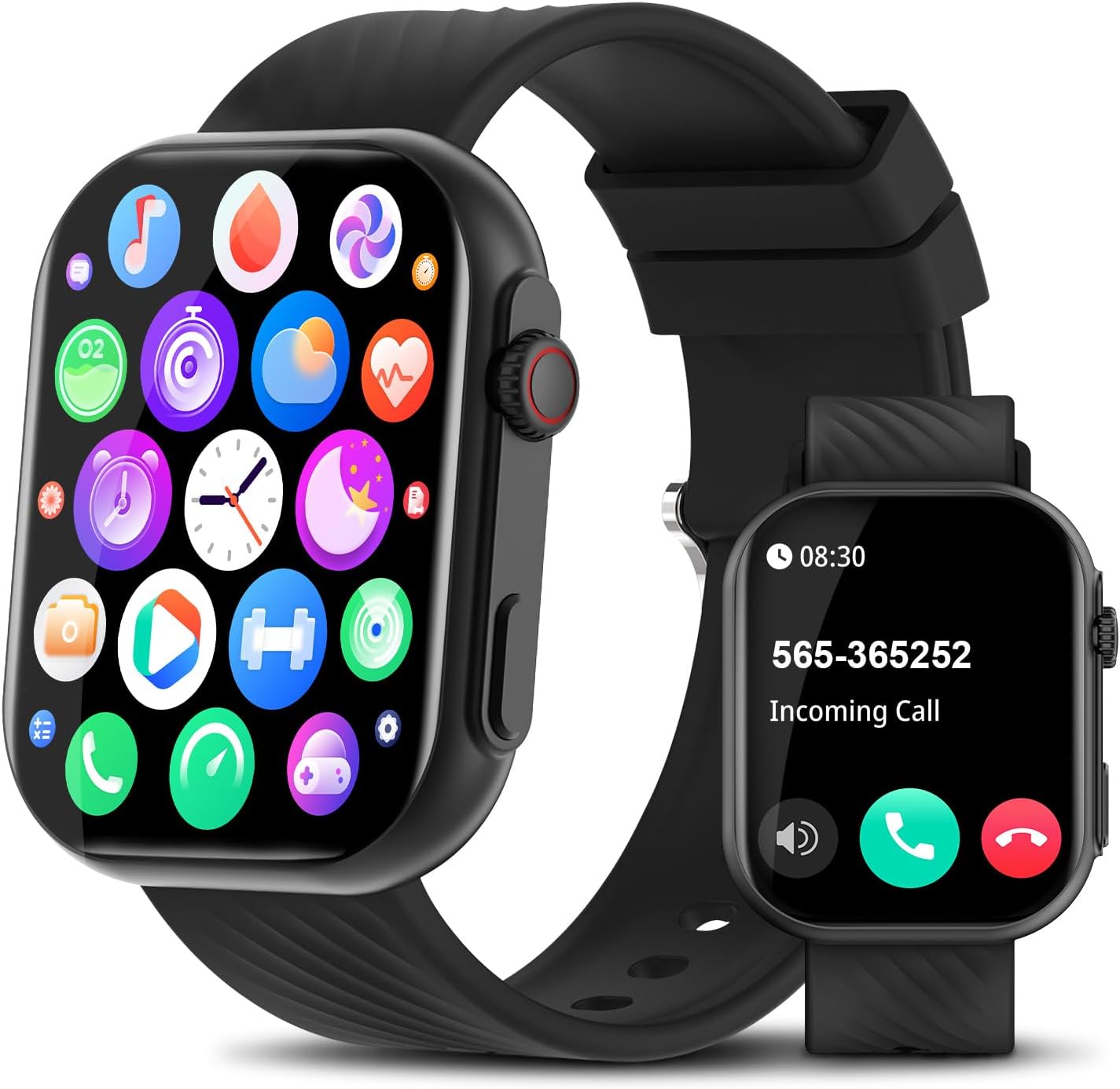 Smart Watch for Men Women (Answer/Make Call), 2.0"Smartwatch Fitness Tracker wit...