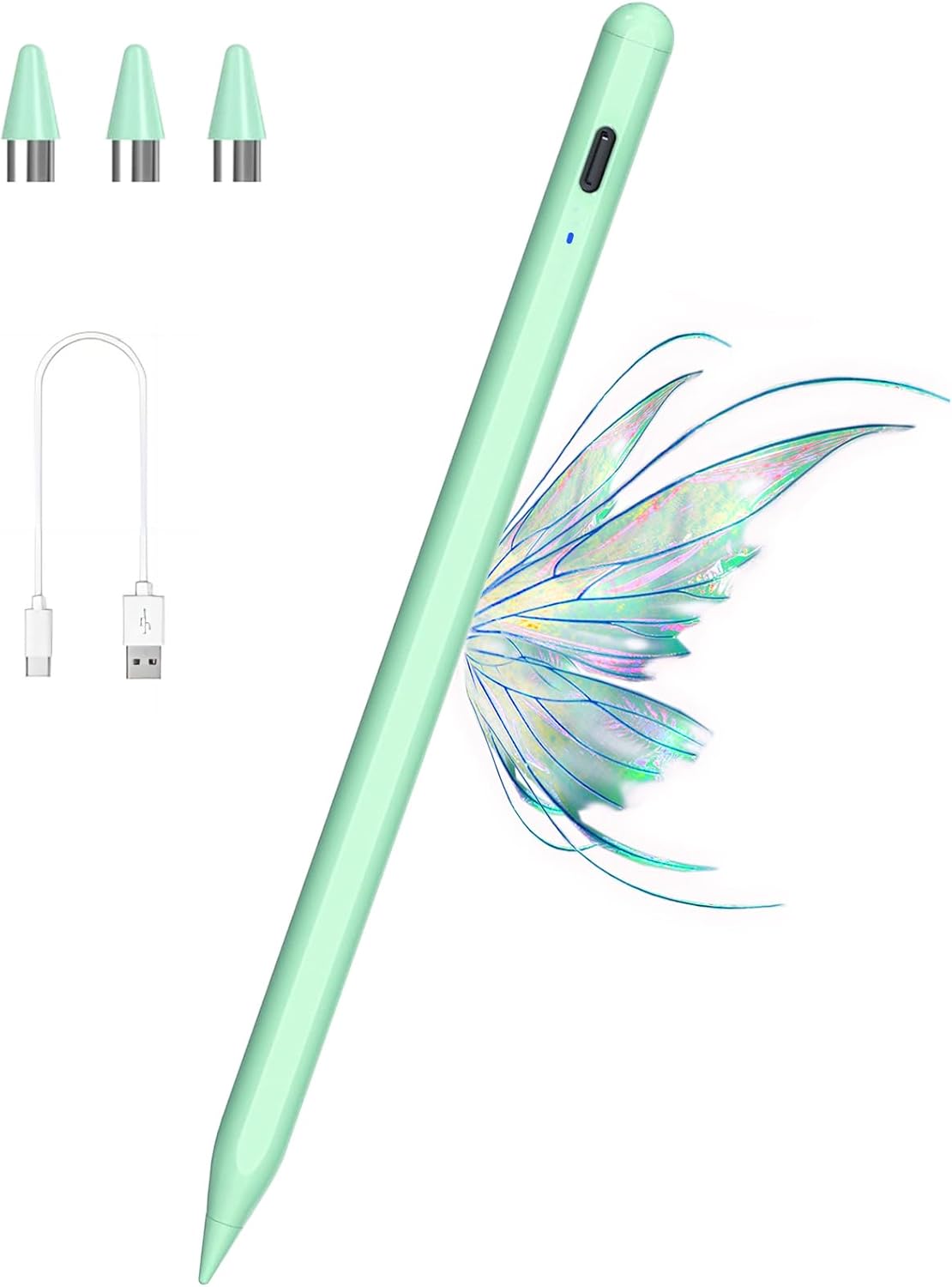 Stylus Pens for Touch Screens POM Tip Magnetic, Kenkor iPad Pen Rechargeable Dig...