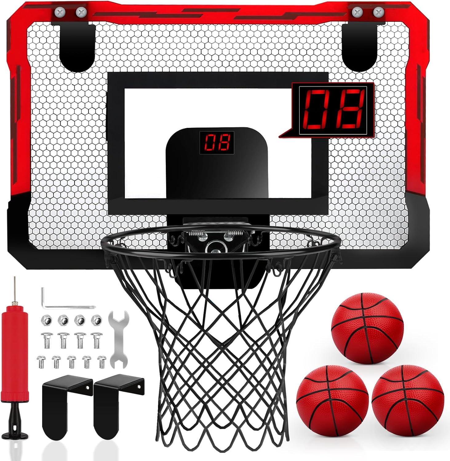 YIMORE Basketball Hoop for Kids Automatic Scoring...
