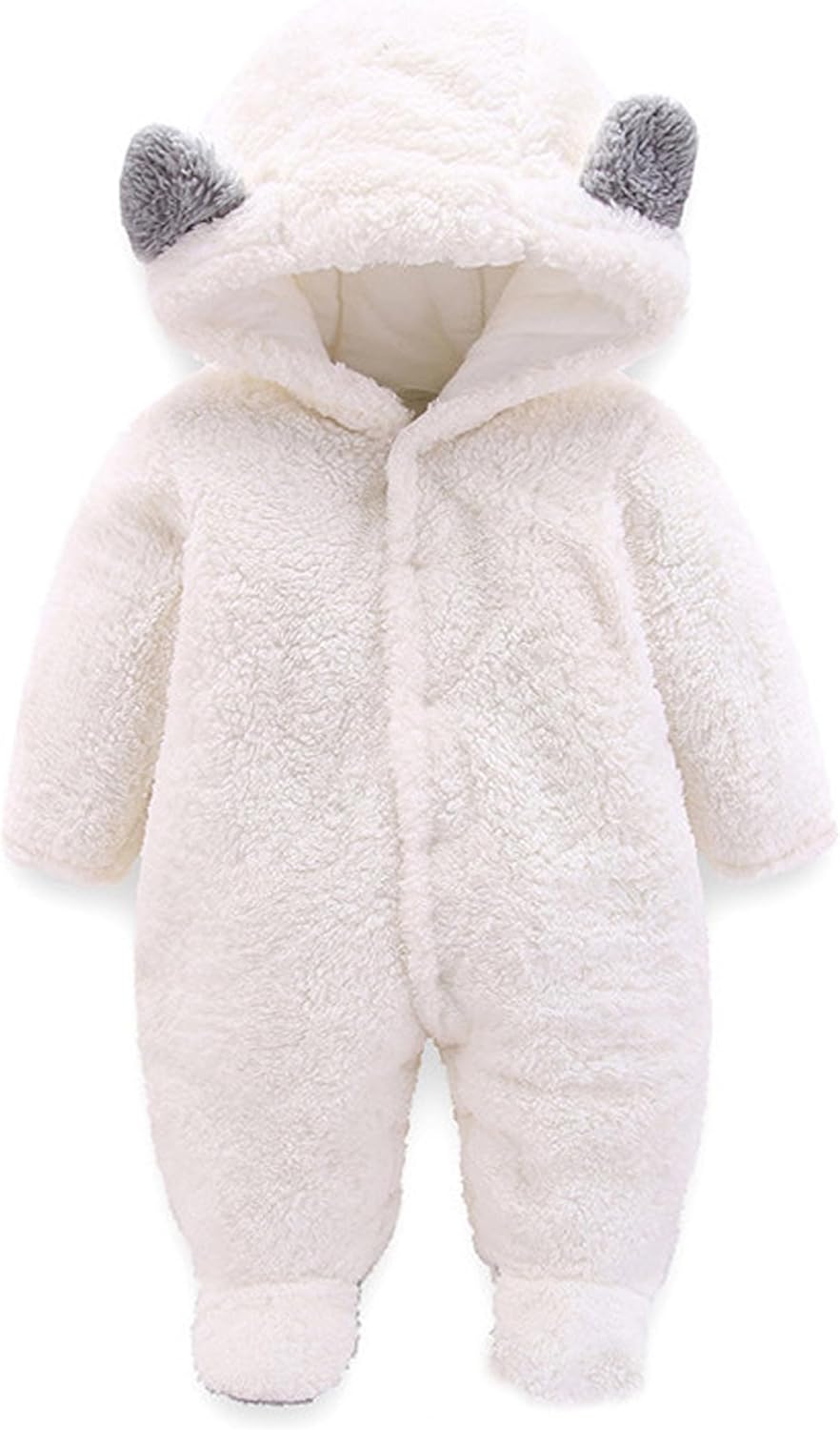 Voopptaw Warm Baby Winter Jumpsuit, Special Fleece Romper for 0-12 Months, Cute...