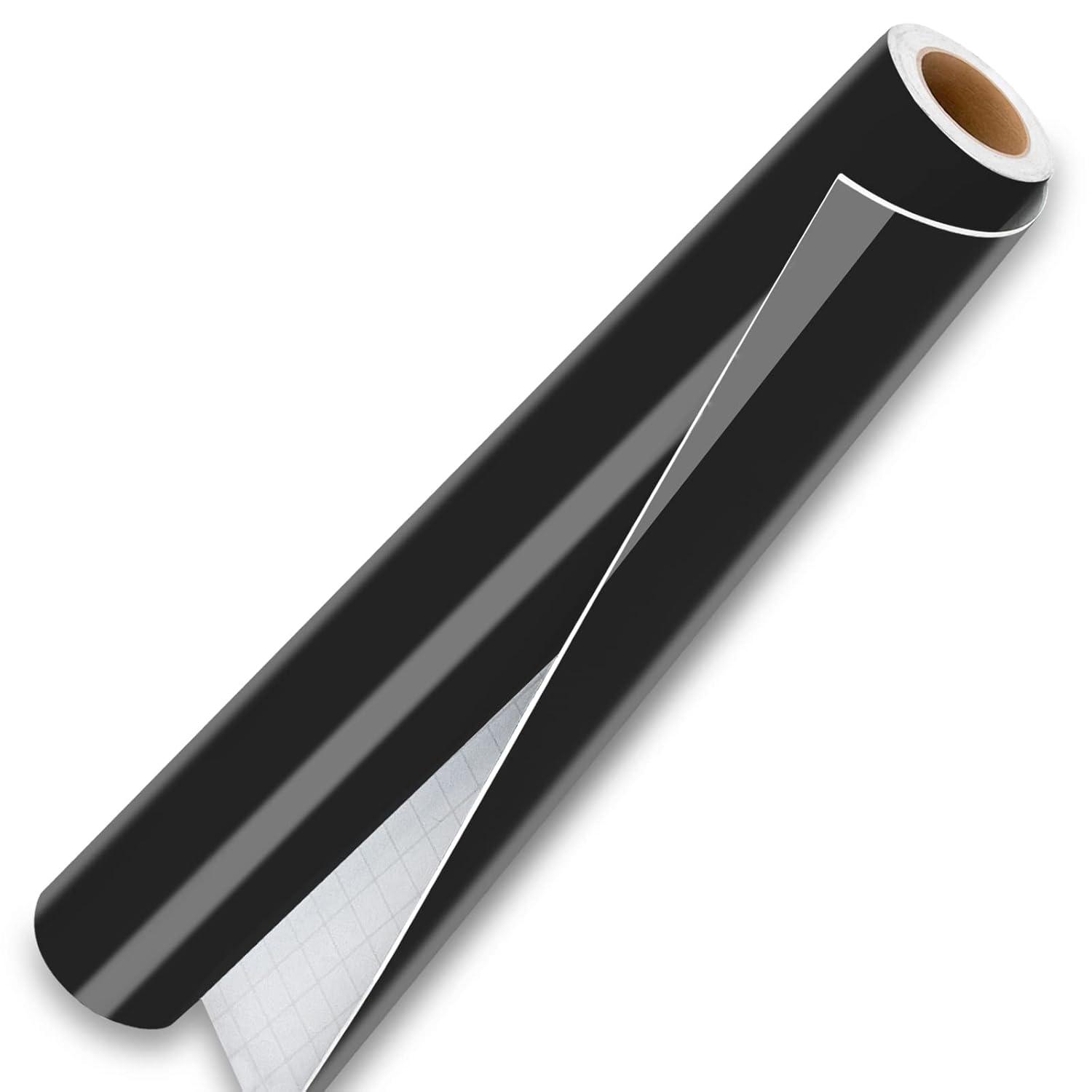 IModeur 7 Ft Black Permanent Vinyl, Special Glossy Black Vinyl for DIY Craft, In...