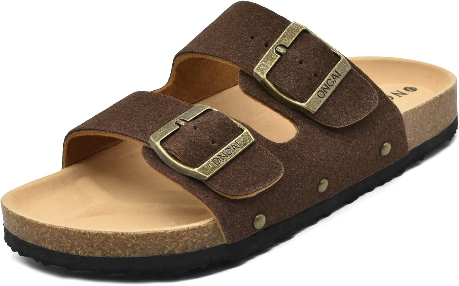 ONCAI Women's Sandals, Special Open Toe Footbed Sandals, Innovative Suede Leathe...