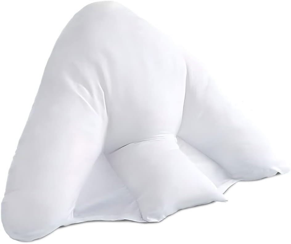 Lancashire Textiles Orthopaedic Batwing Shaped Neck & Back Support Pillow for He...