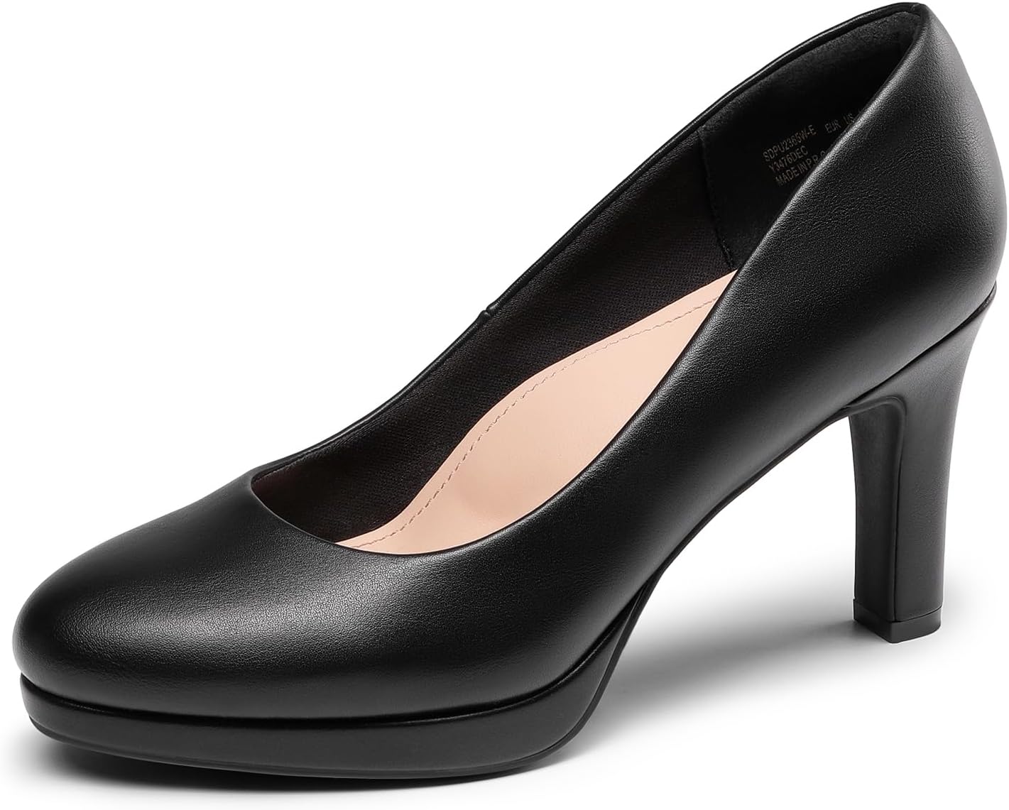 DREAM PAIRS Women's Pumps, Special Close Toe Low Heels, Innovative Platform Heel...