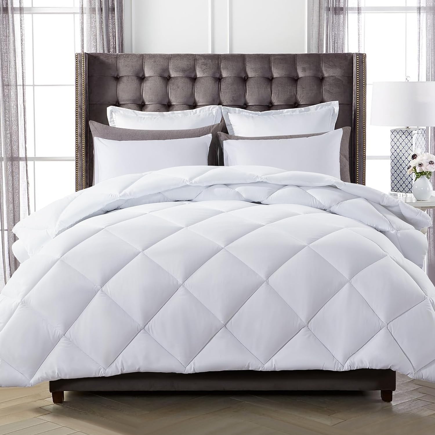 Decroom Lightweight California King Comforter Set with 2 Pillow Sham - 3 Pieces...