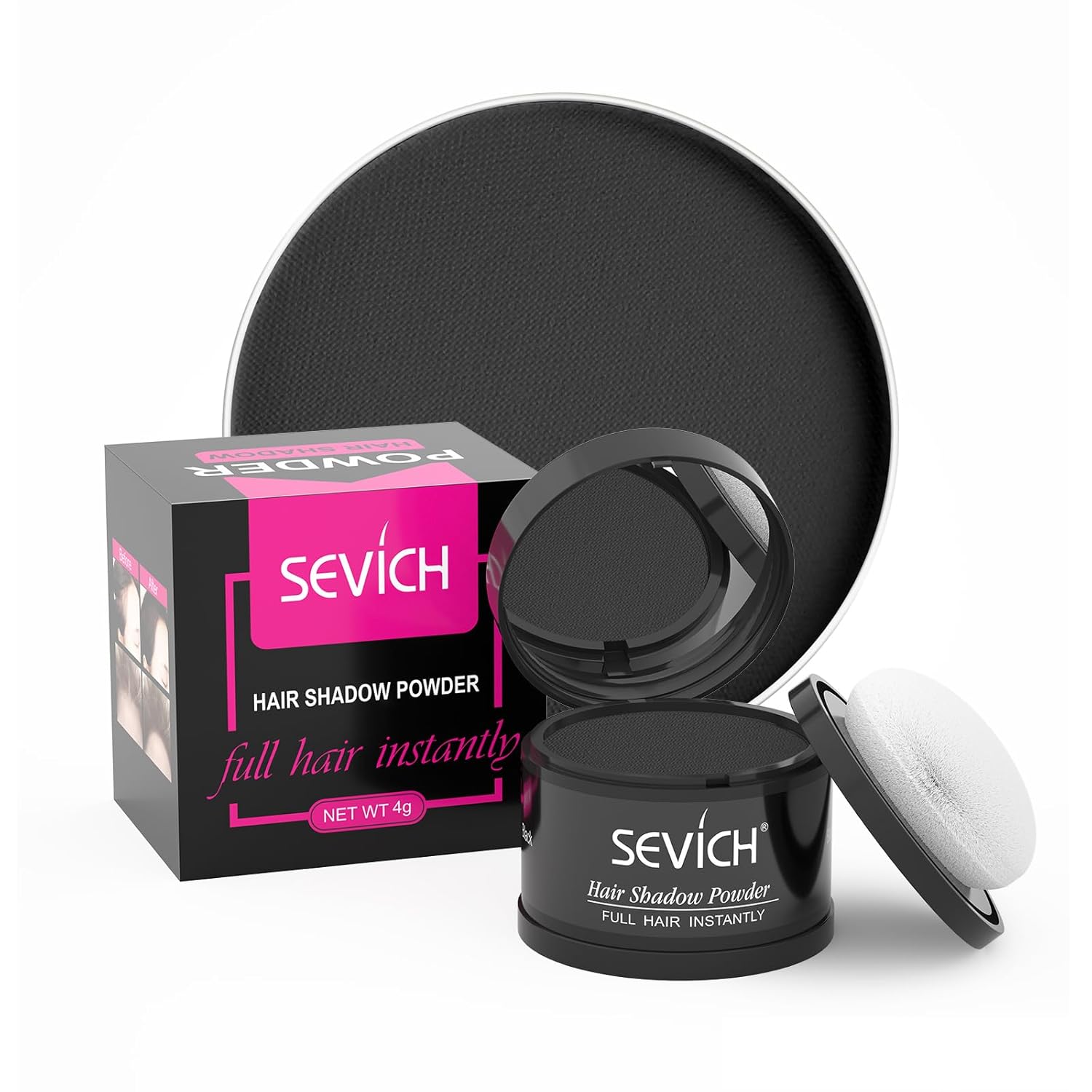 Sevich Hairline Powder，Instantly Conceals Hair Loss, Root Touch up Powder, Hair...