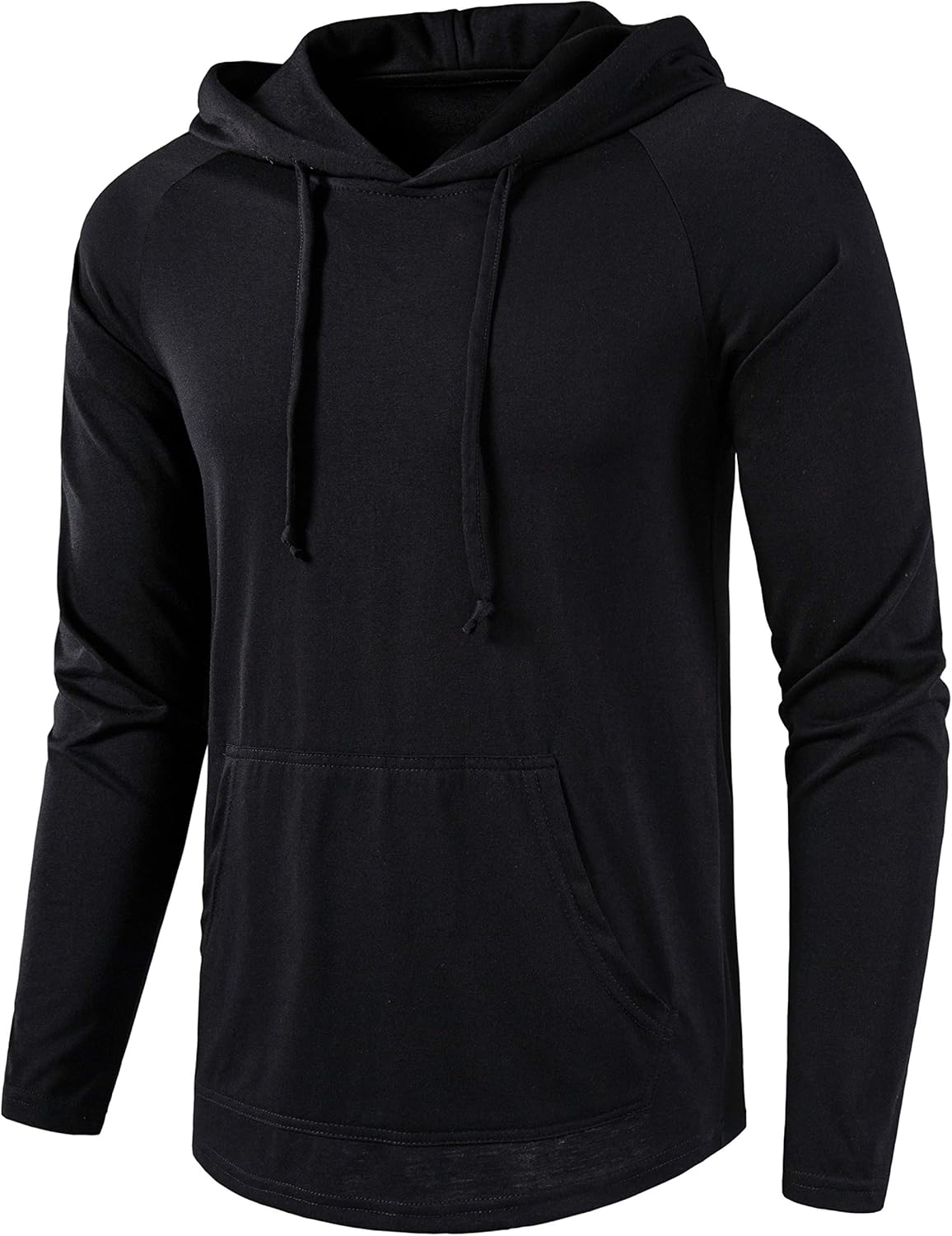 SIR7 Men's Gym Workout Active Long Sleeve Pullover Lightweight Hoodie Casual Hoo...
