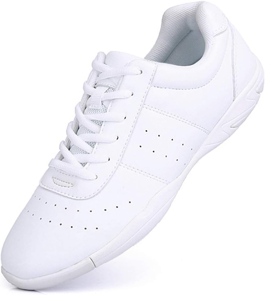 Cheer Shoes for Women White Cheerleading Athletic Dance Shoes Flats Girls Tennis...