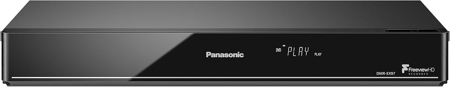 Panasonic DMR-EX97EB-K DVD Recorder with Freeview HD, Black DVD Recorder Single