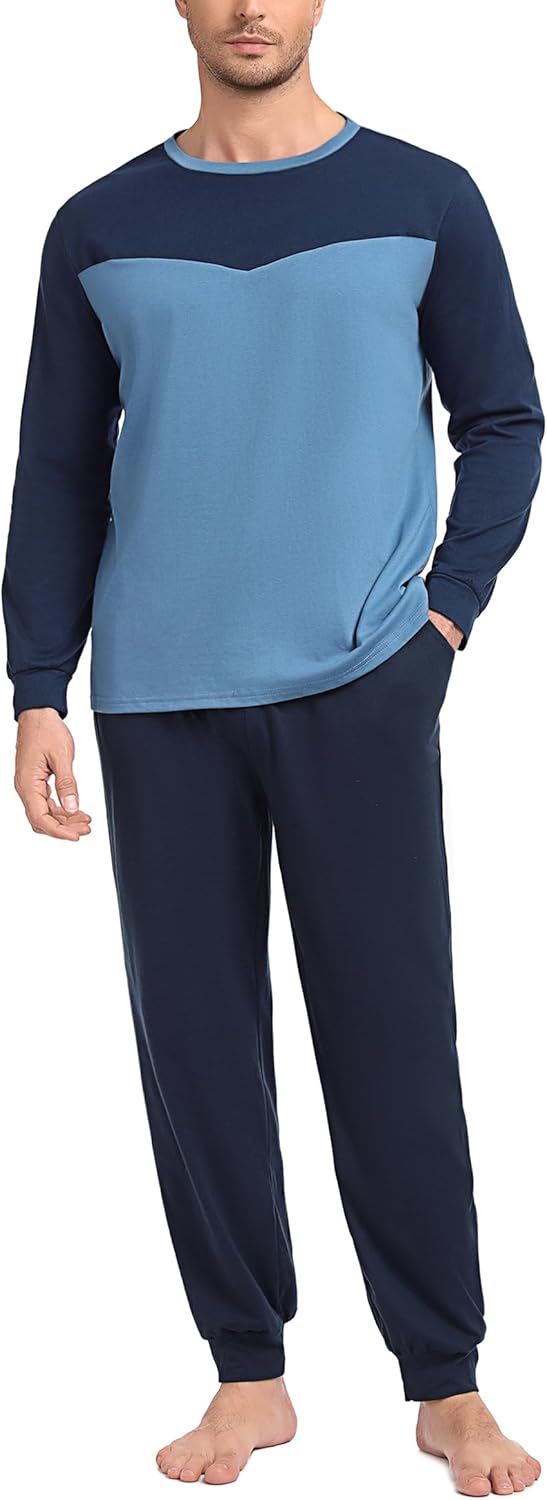 Marvmys Men's Pyjamas Sets, Special Loungewear With Adjustable Drawstrings, Comf...