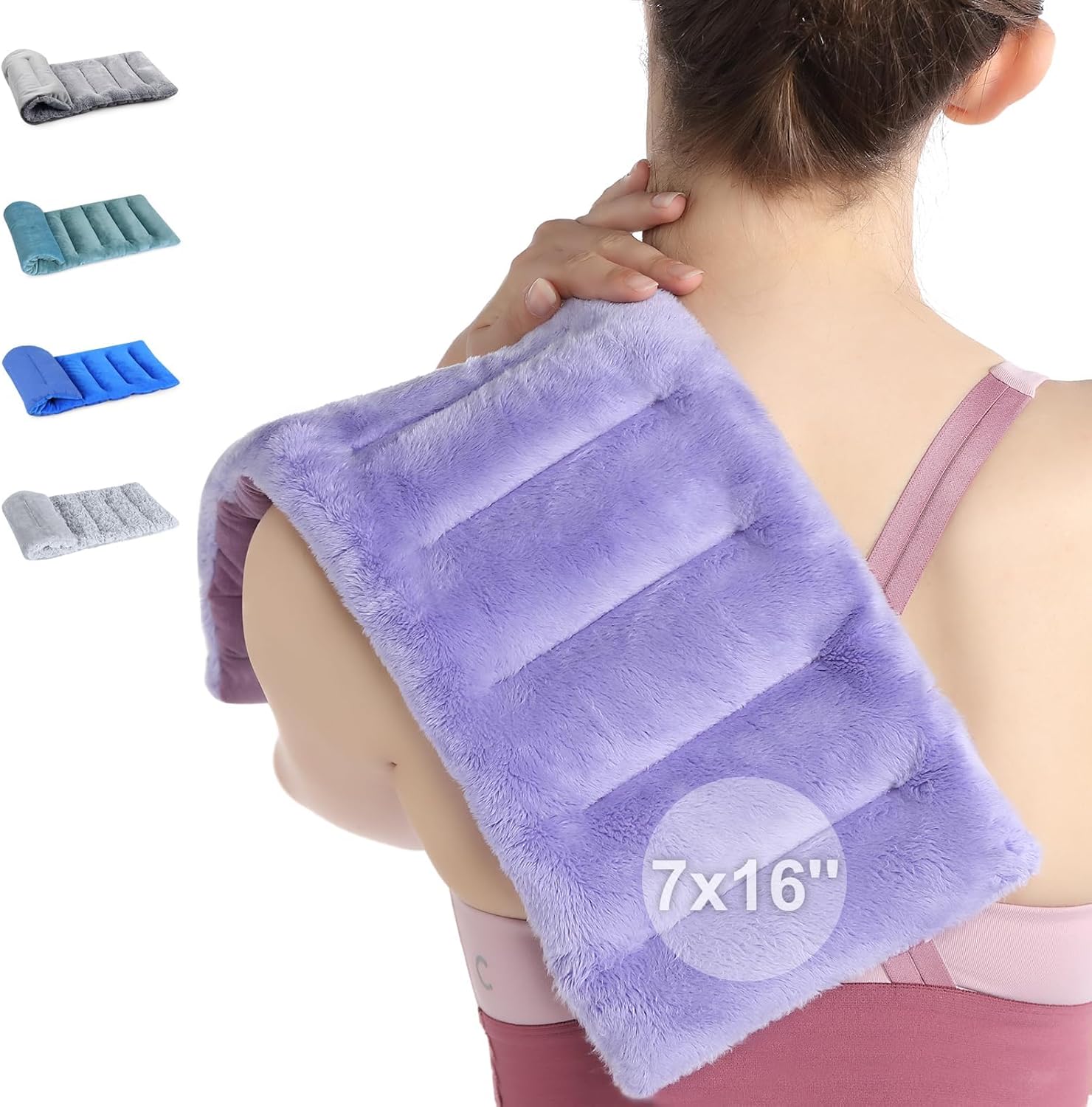 SuzziPad Microwave Heating Pad for Pain Relief, 7x...