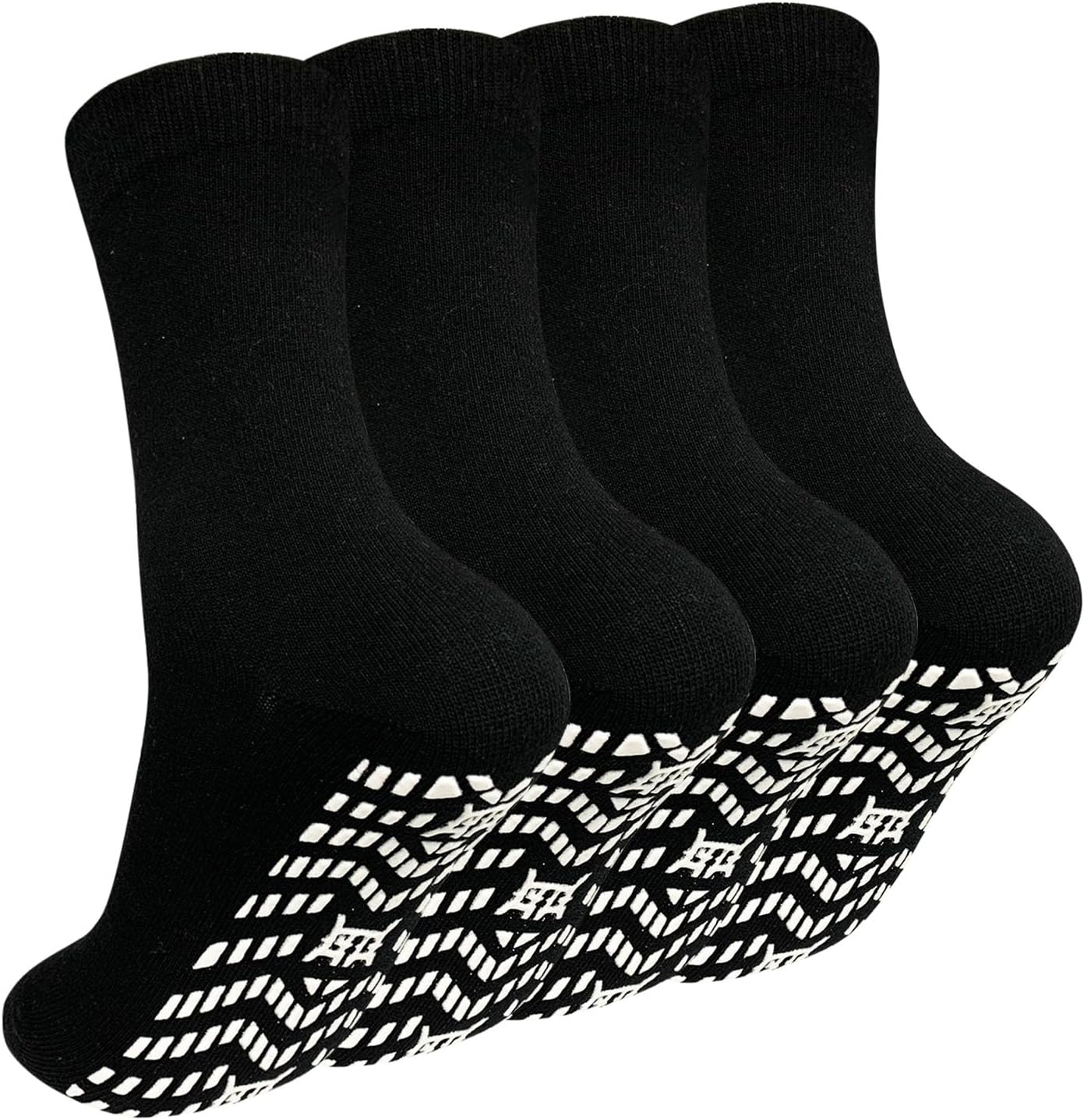 ZAKASA Mens Slipper Socks, Special Non-slip Grip Socks for Men, Innovative Cotto...