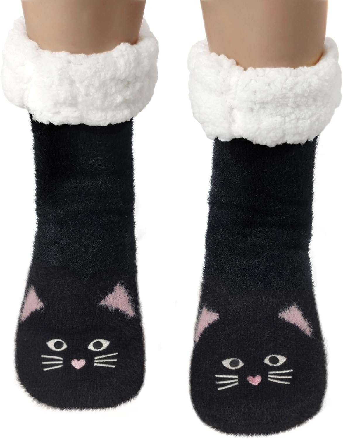 Fluffy Slipper Socks Women, Thermal Bed Warm Winter Cosy Socks for Women, Ladies...