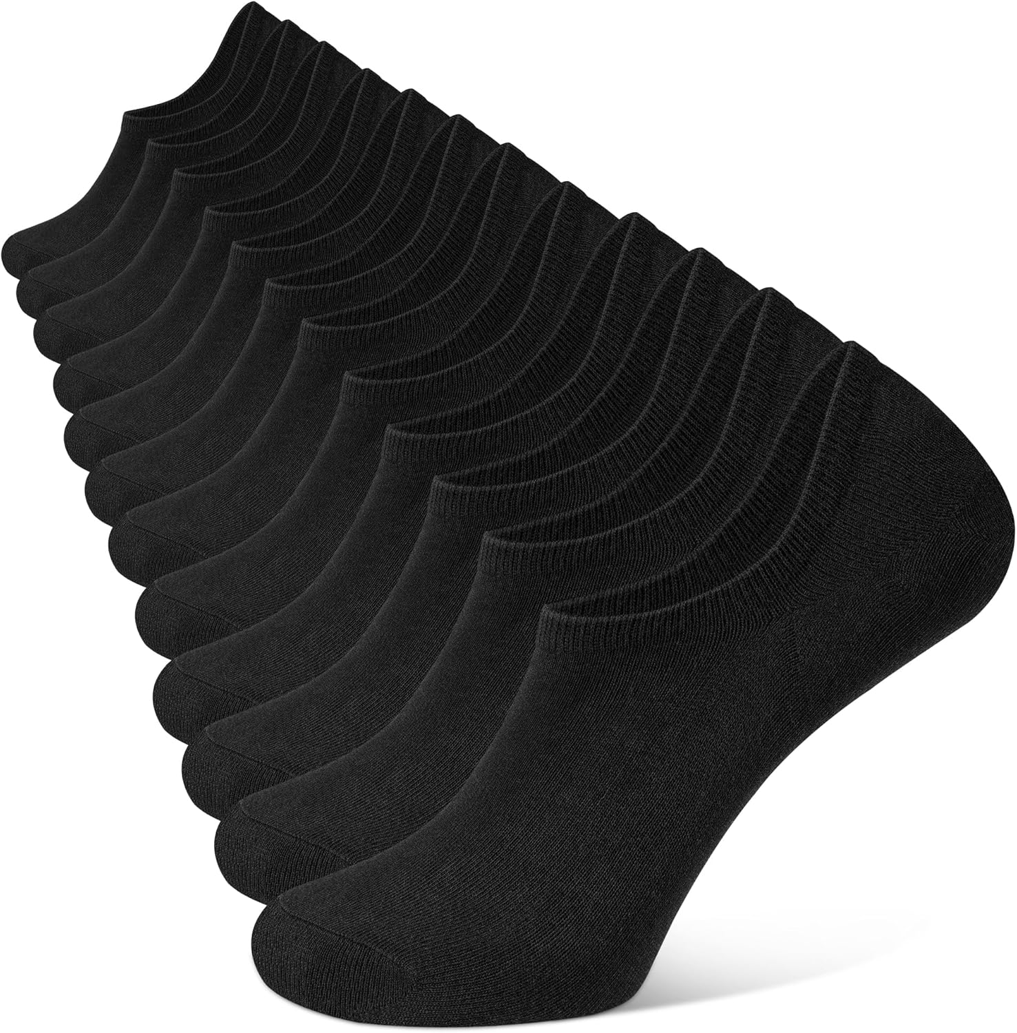 YOJOOM Mens No Show Trainer Socks 6-9/9-12 Invisible Socks for Men Low Cut Socks...