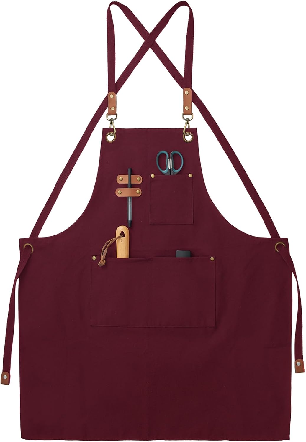 FunChaos Canvas Aprons, Special Work Aprons for Men Women, Innovative Chef Apron...