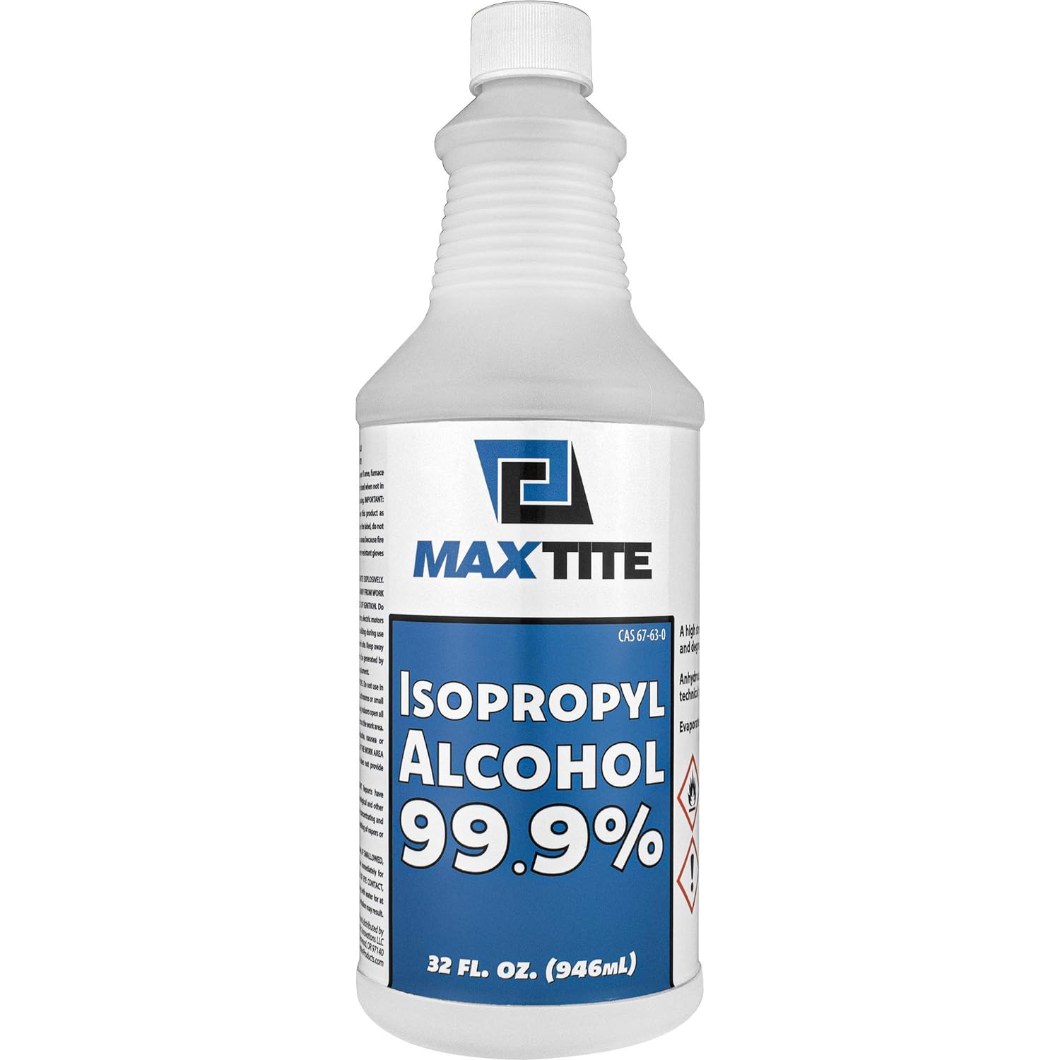 MaxTite Isopropyl Alcohol, Special 99.9% Isopropyl Alcohol for Cleaning, High-Qu...