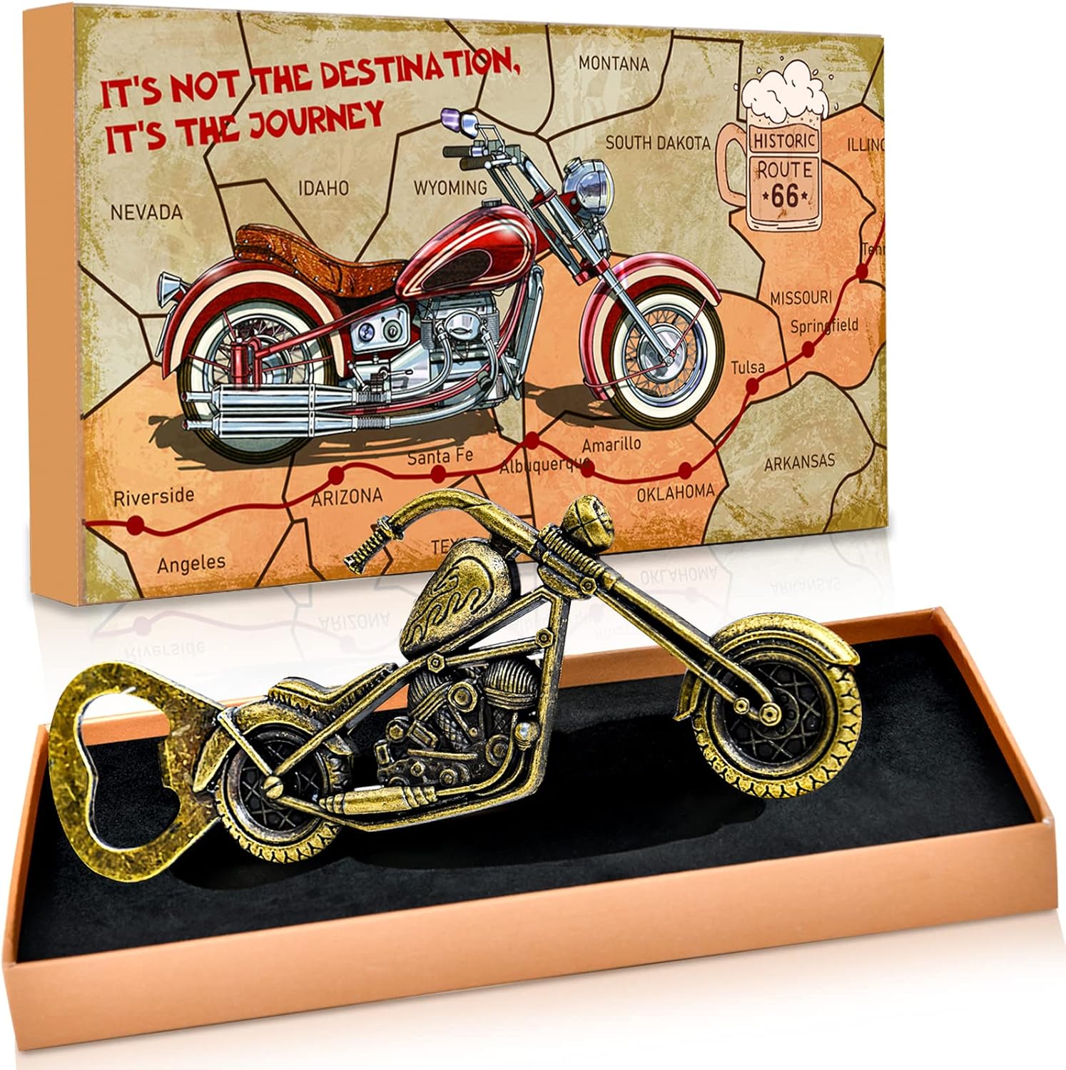 Unique Novelty Motorbike Gifts for Men, Special Beer Gift Options for Christmas...