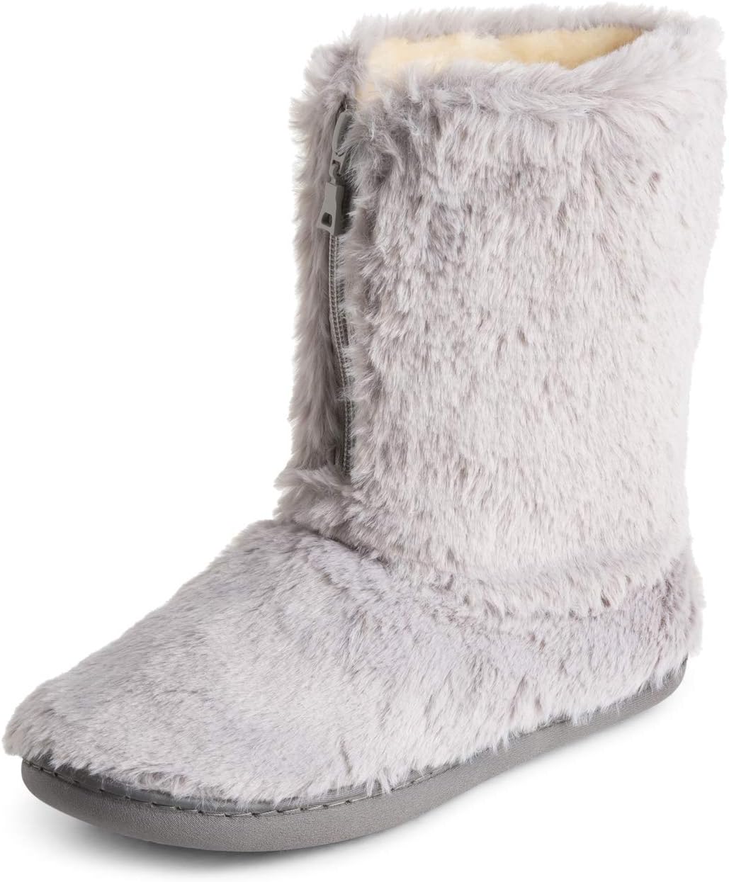 Polar Womens Memory Foam Zipper Boots, Special Luxury Faux Fur Covered Boot Slip...