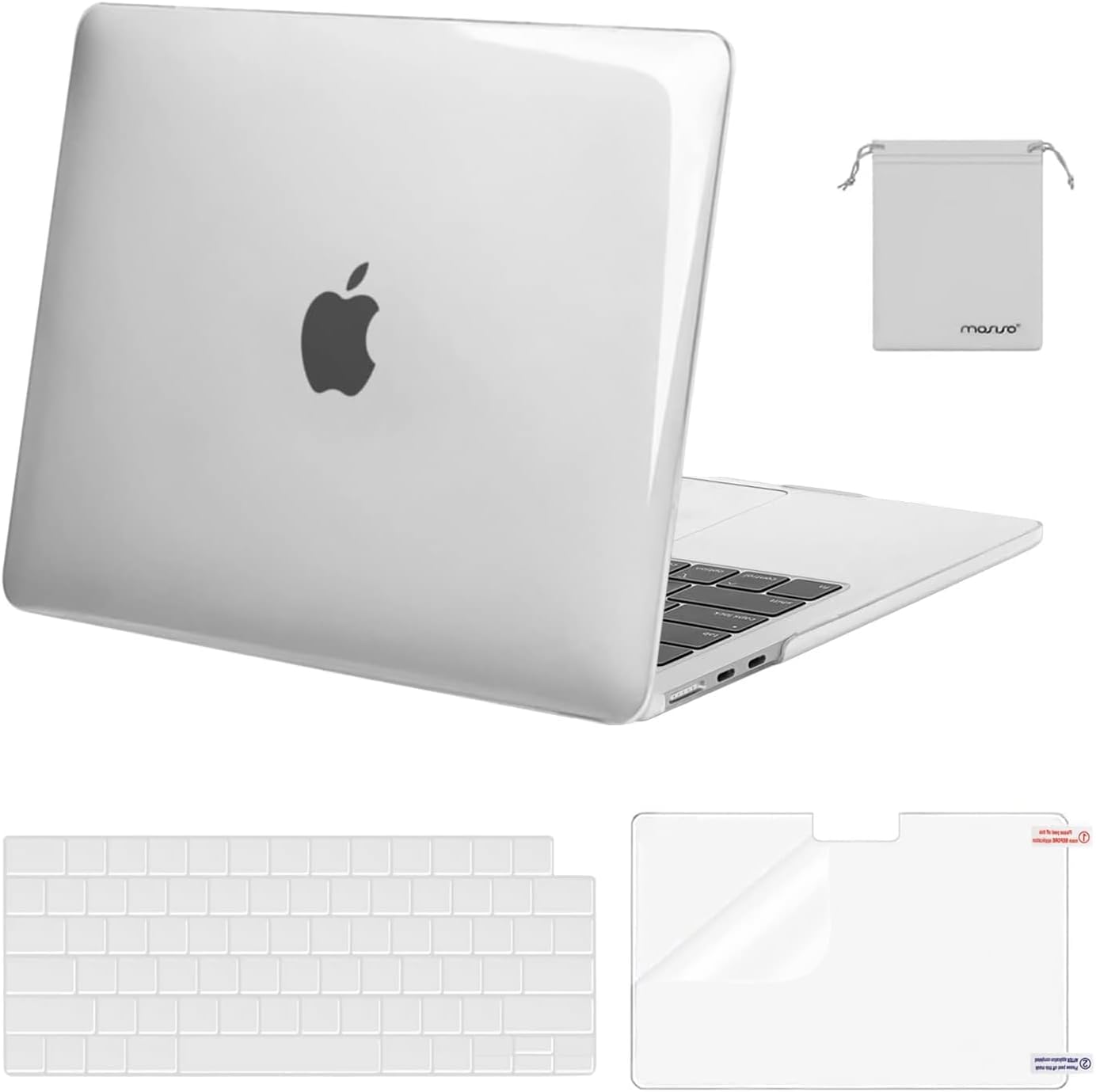 MOSISO Compatible with MacBook Air 13 inch Case 2024 2023 2022 M3 A3113 M2 A2681...