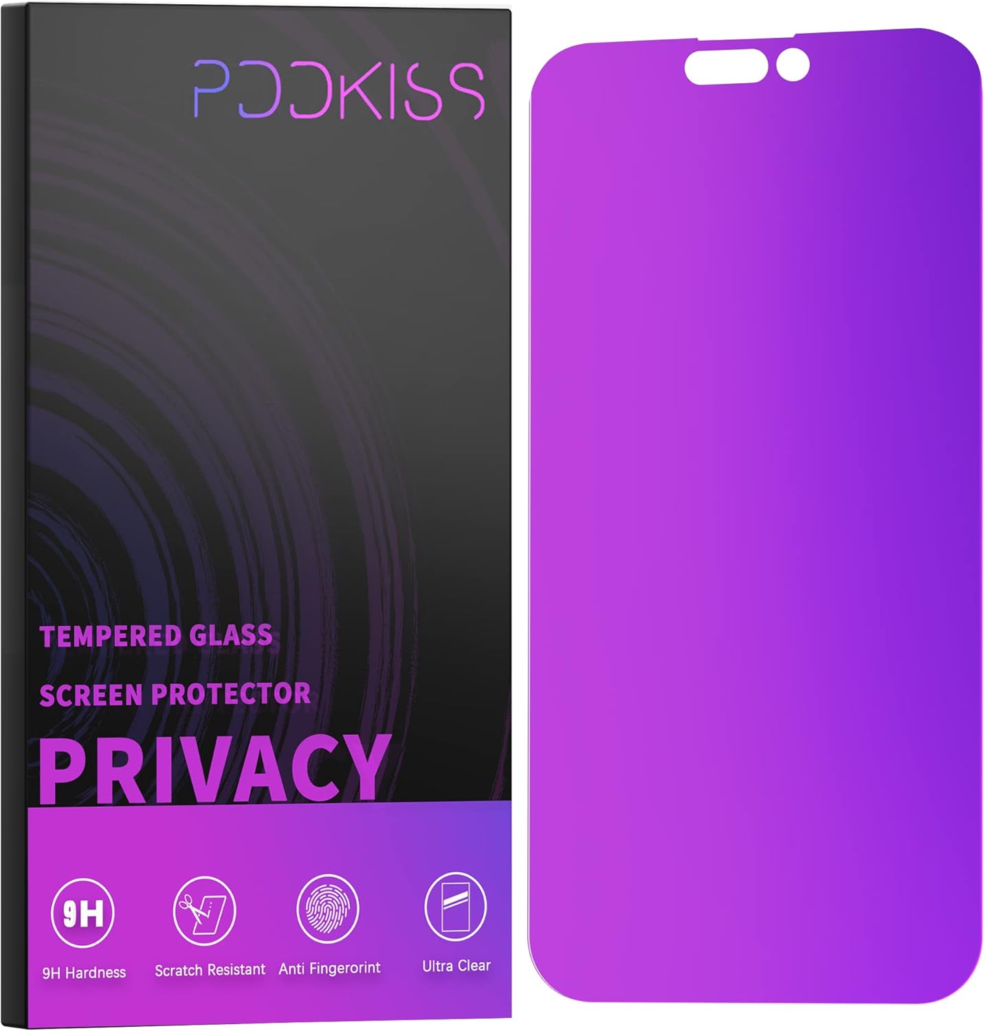 Compatible for iPhone 14 Pro Max Privacy Screen Protector Tempered Glass 6.7 inc...