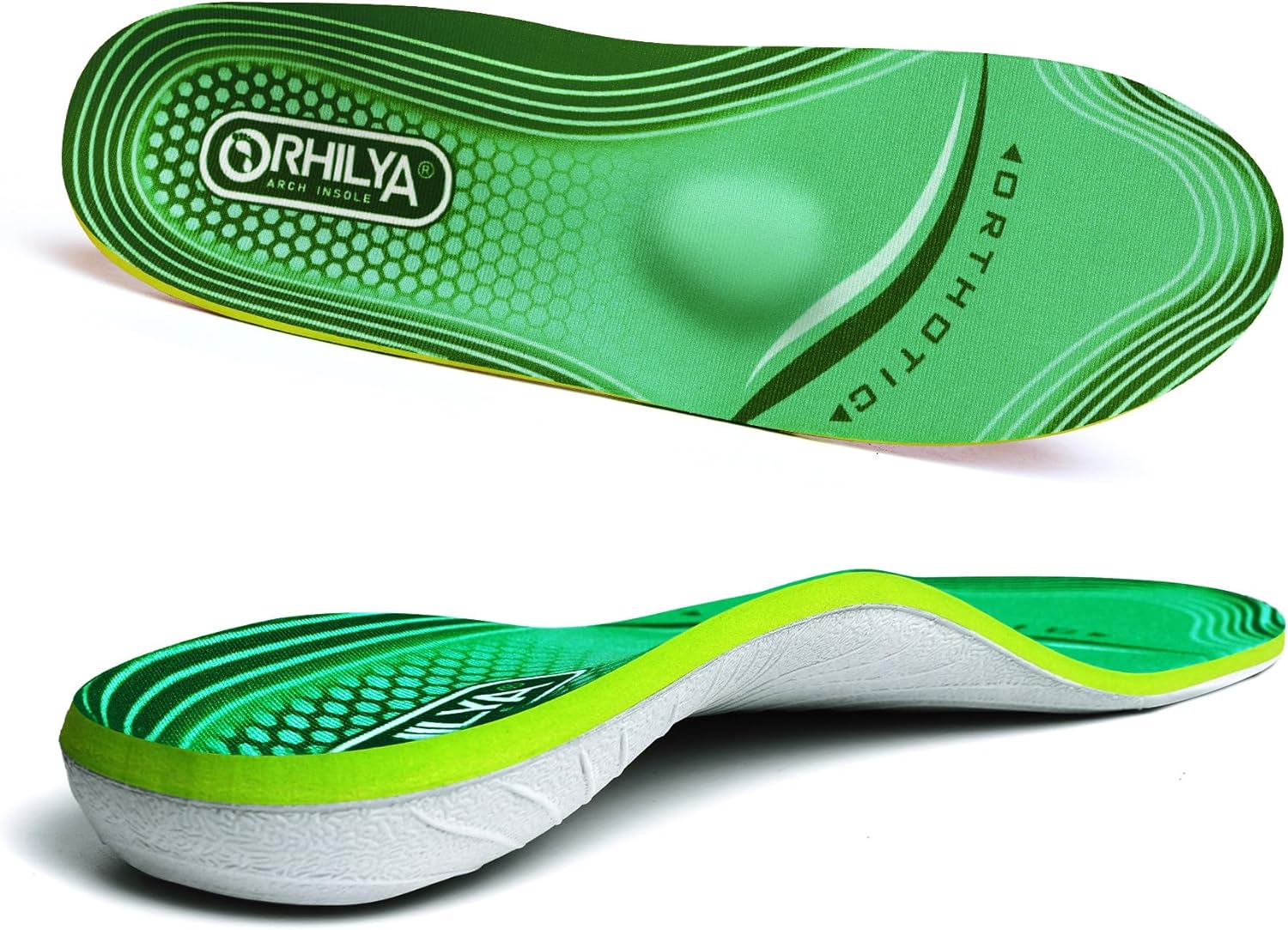 Orthotic Insole, High-Quality 220lbs Arch Support Insert, Special Plantar Fascii...