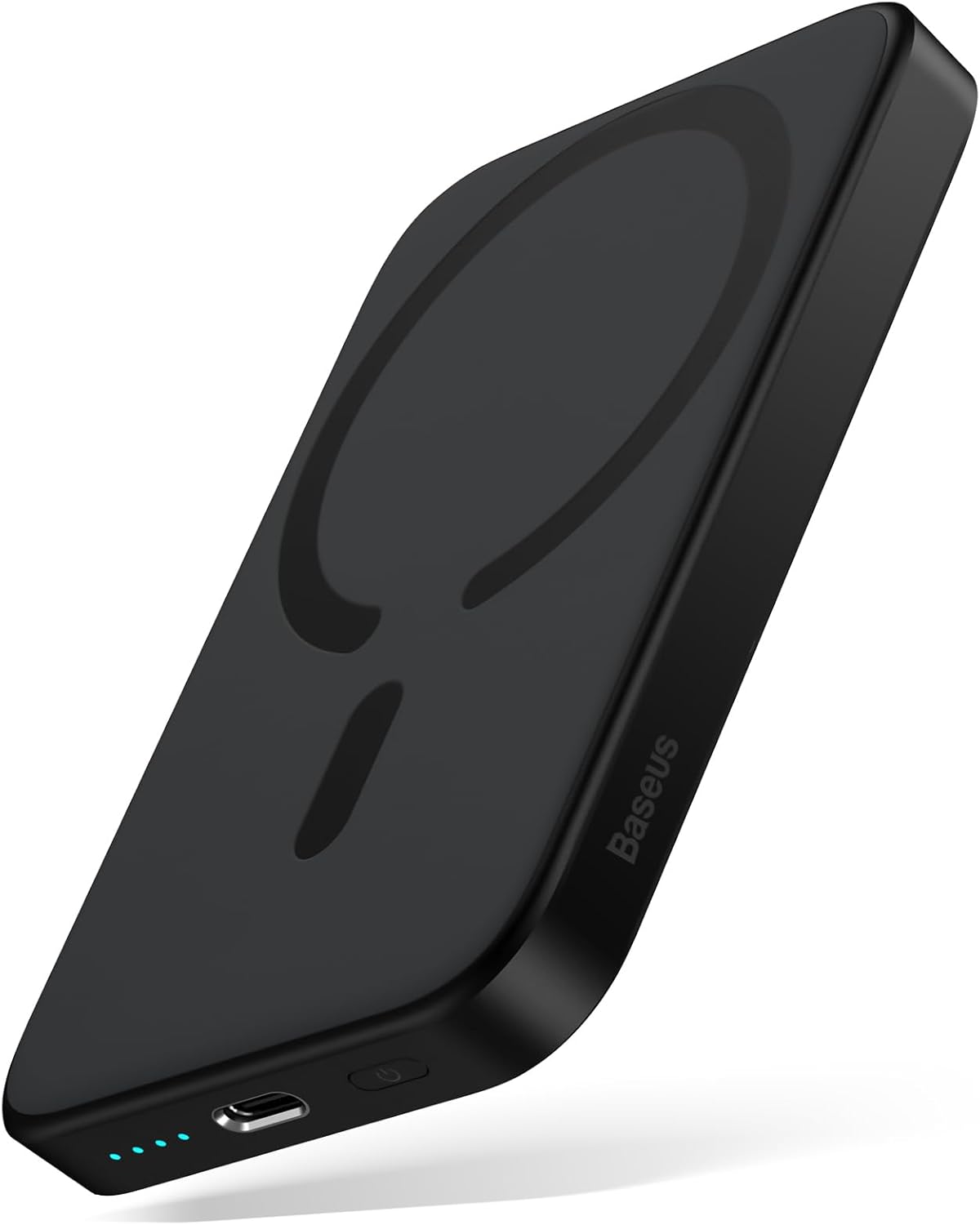 Baseus Wireless Portable Charger, Mini 6,000mAh Magnetic Power Bank Compatible-M...