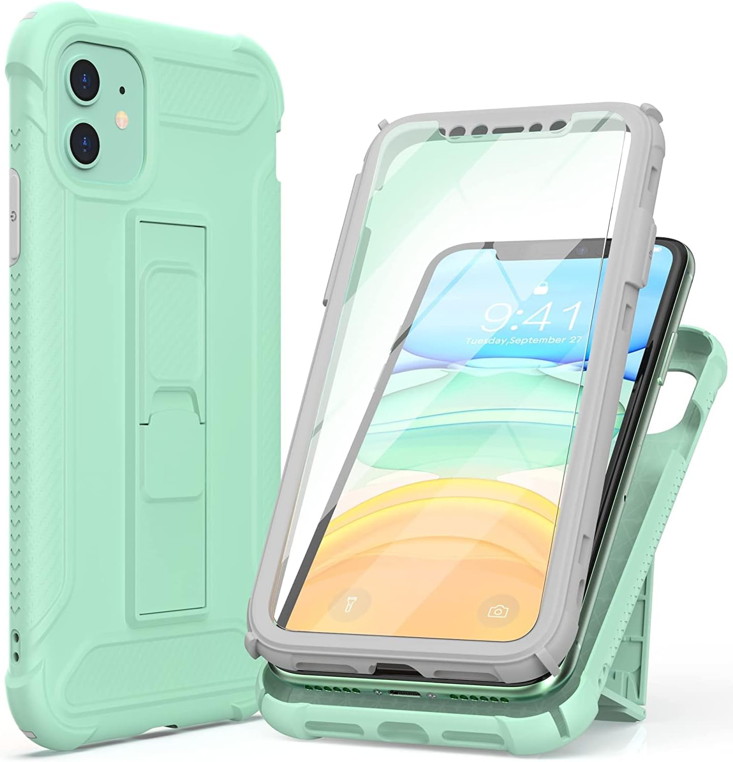 ORETECH iPhone 11 Case, Special Protective Case with 2 Pack Tempered Glass Scree...