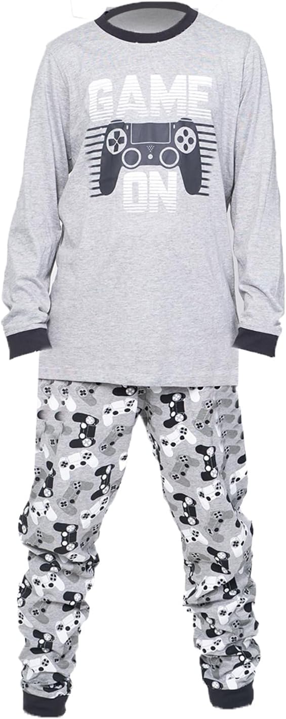 NOROZE Unisex kids Boys Halloween Camouflage Skull Gaming Print Pyjamas Set Girl...