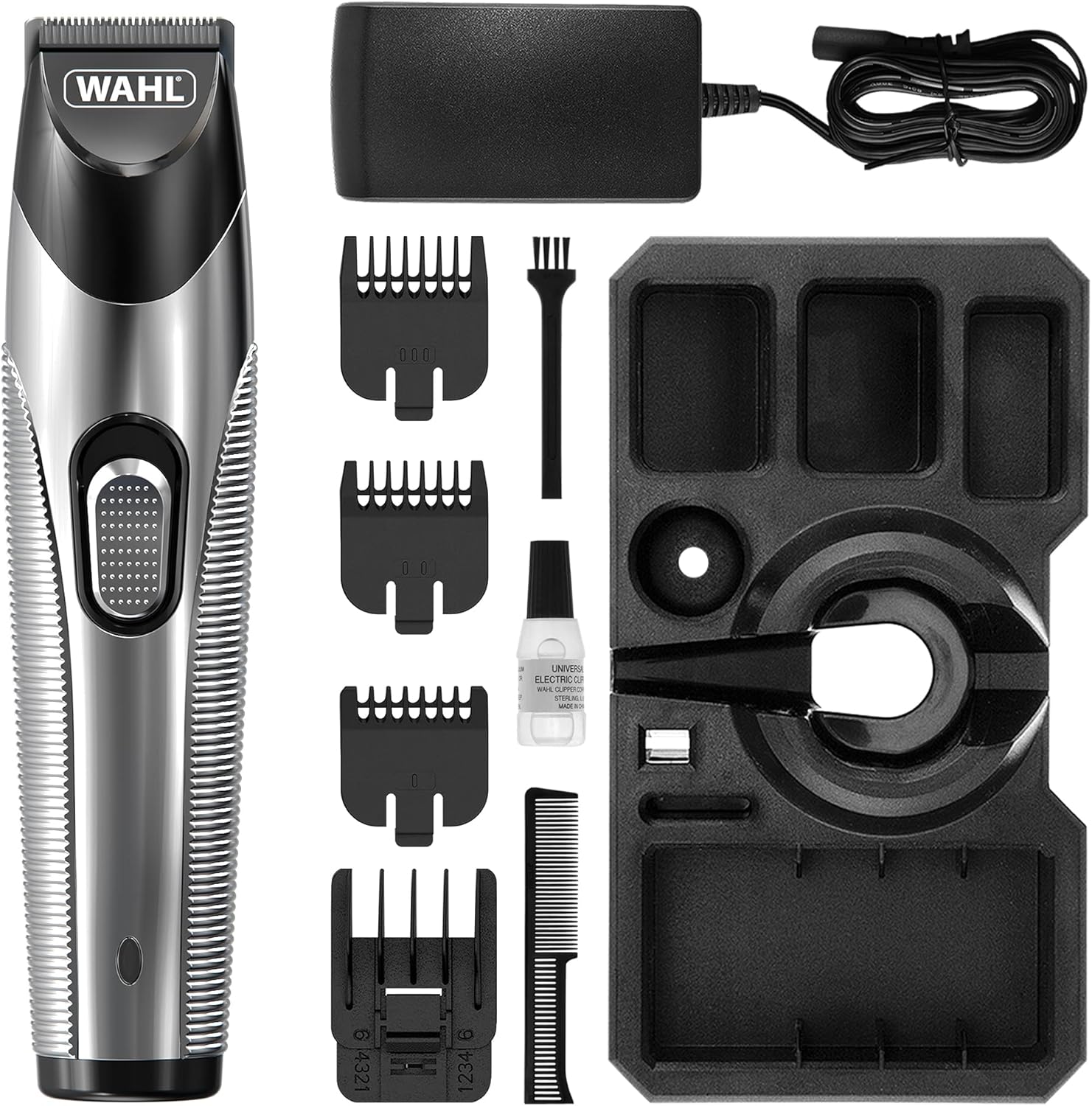 Wahl Cord/Cordless Beard & Stubble Trimmer, Beard Trimmer for Men, Men’s Cordles...