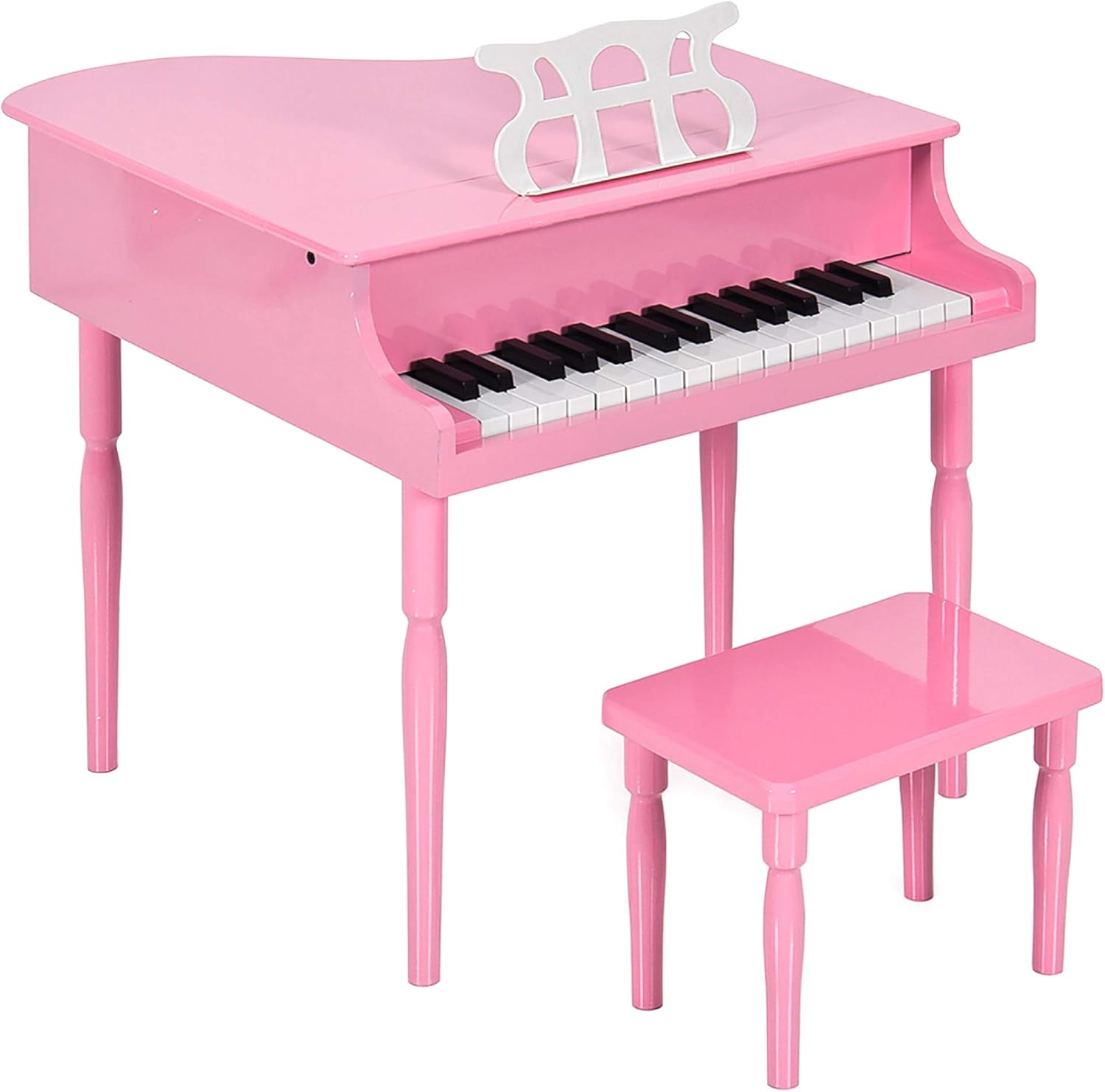 Special Best Choice Products Kids Classic Wooden 30-Key Mini Grand Piano, Unique...