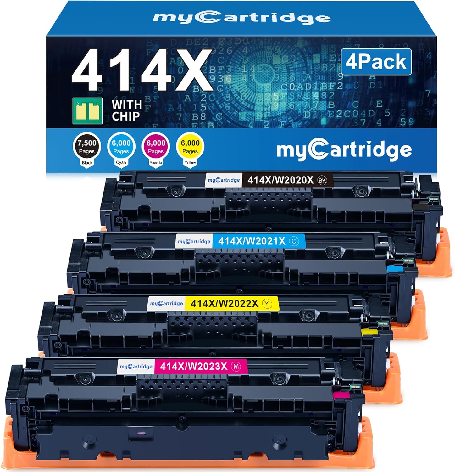 414X Toner Cartridges, Special High Yield (with Chip), Innovative Compatible Rep...