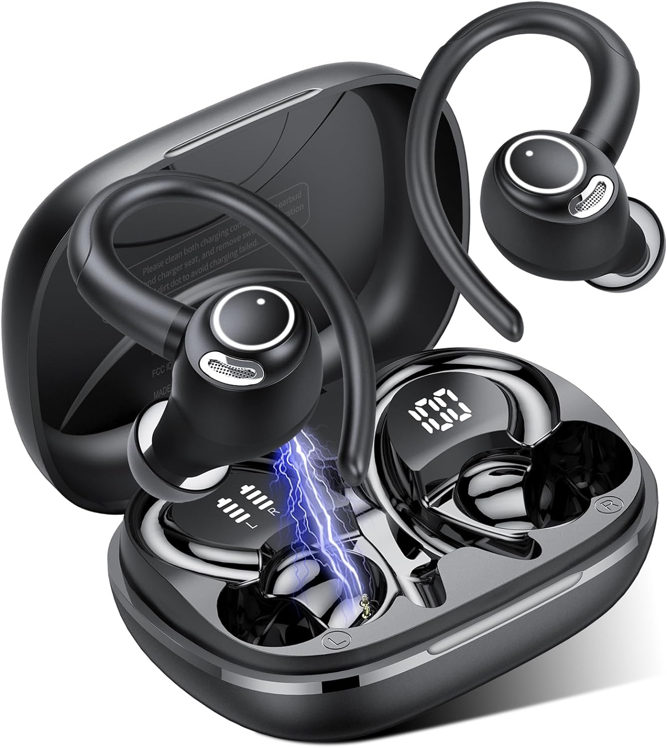 Jesebang Wireless Earbuds, Bluetooth 5.3 Headphones, 2024 Wireless Earphones HiF...