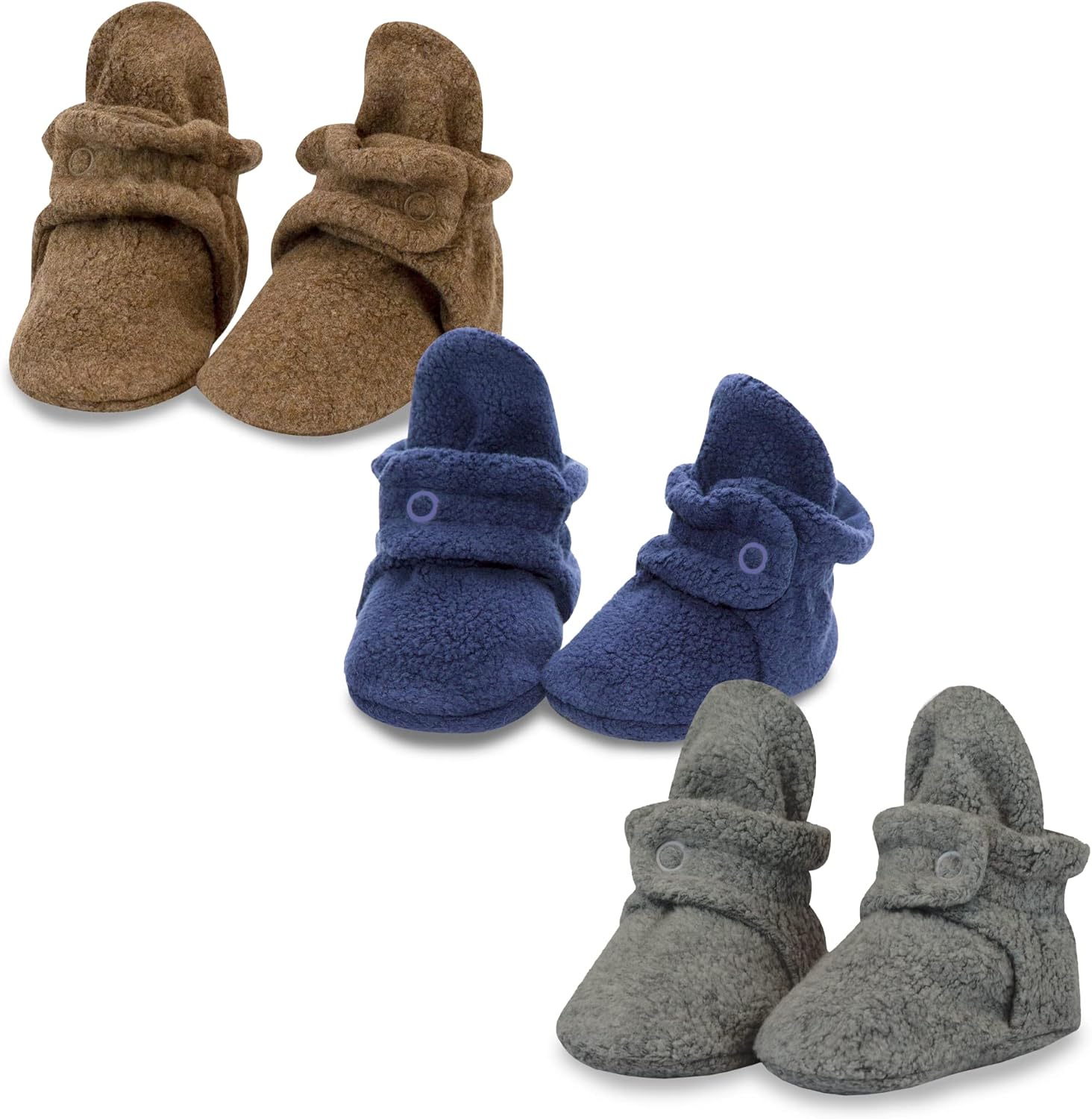 Zutano Unisex Baby Booties, Special Baby Essentials Cozie Fleece for Infants, Un...