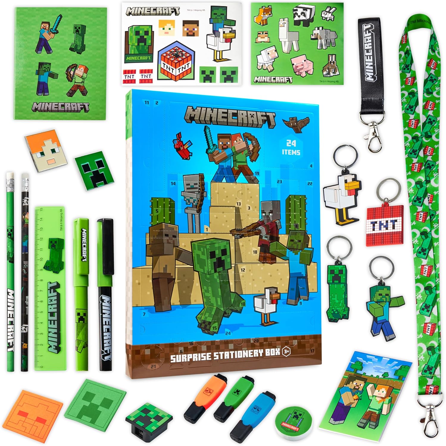 Minecraft Advent Calendar 2024 for Kids and Teenag...