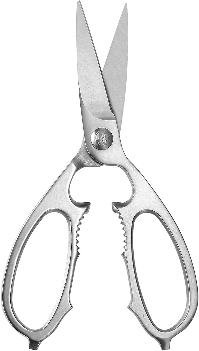 MITSUMOTO SAKARI Japanese Multipurpose Kitchen Shears, Special 8 Inch Stainless...