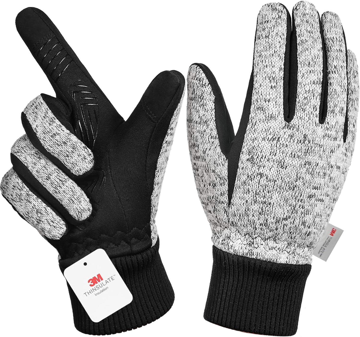MOREOK Winter Gloves -10°F 3M Thinsulate Warm Gloves Bike Gloves Cycling Gloves...