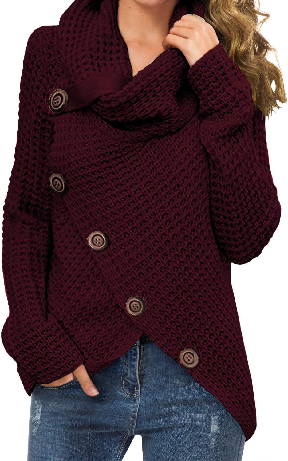 GRECERELLE Womens Turtleneck Sweaters, Special Chunky Knit Sweaters for 2024 Fal...
