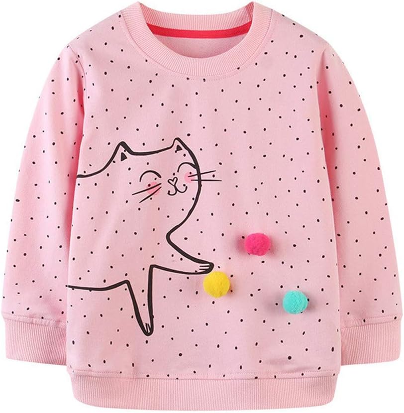 HILEELANG Girl Sweatshirts Pullover Crewneck Winter Long Sleeve Tops Shirts 2010...