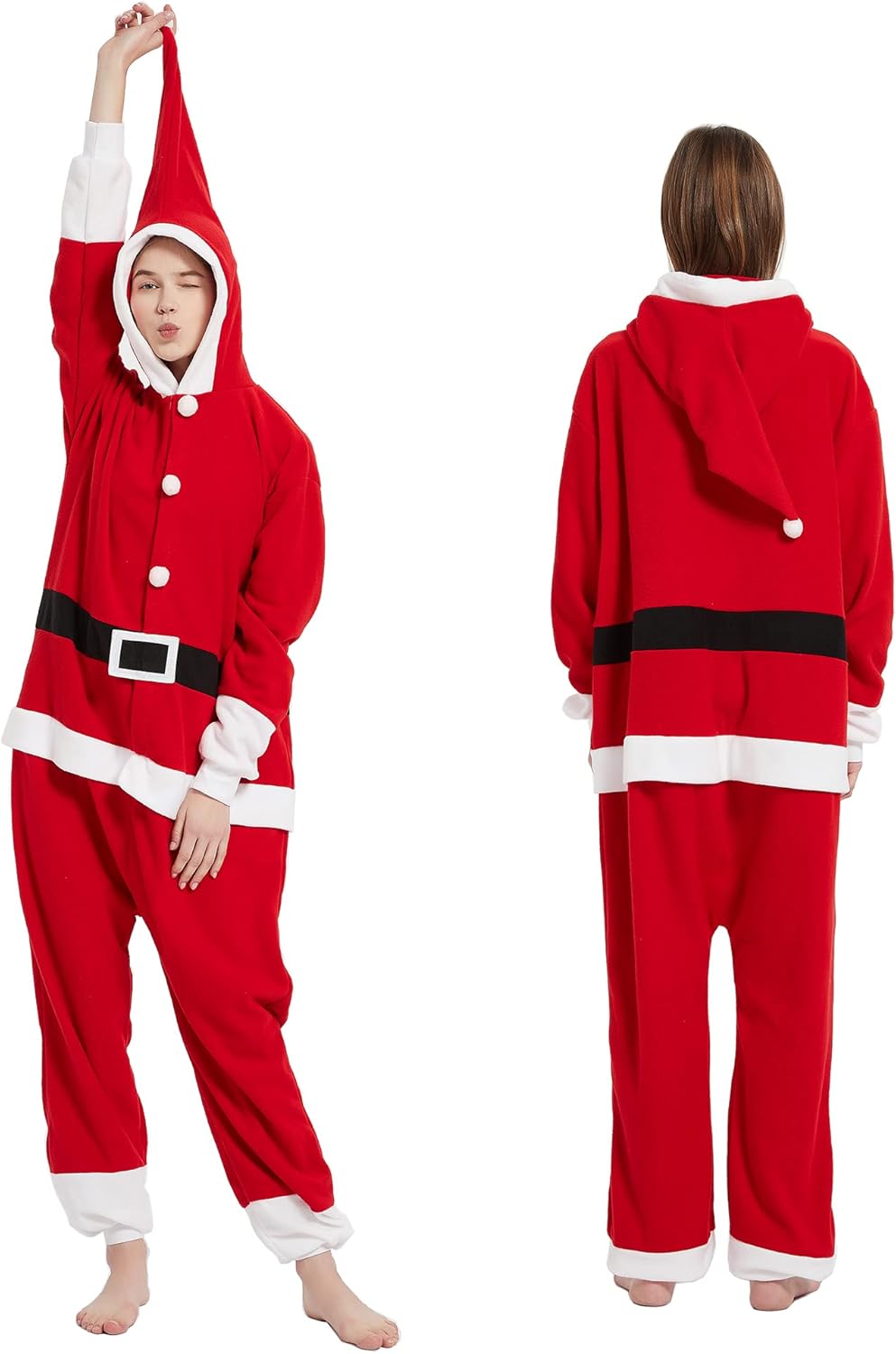 MAJ&COS Animal Onesies Adult Pajamas Halloween Cosplay Costume Unisex Onesie for...
