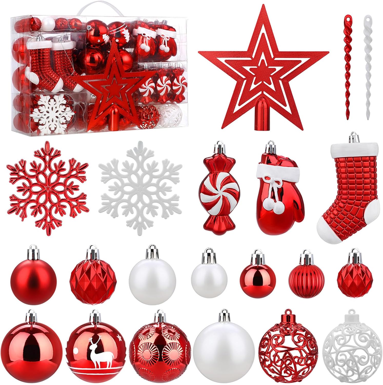 SOLEDI Christmas Baubles, Special Christmas Tree Decoration Ornaments, Affordabl...