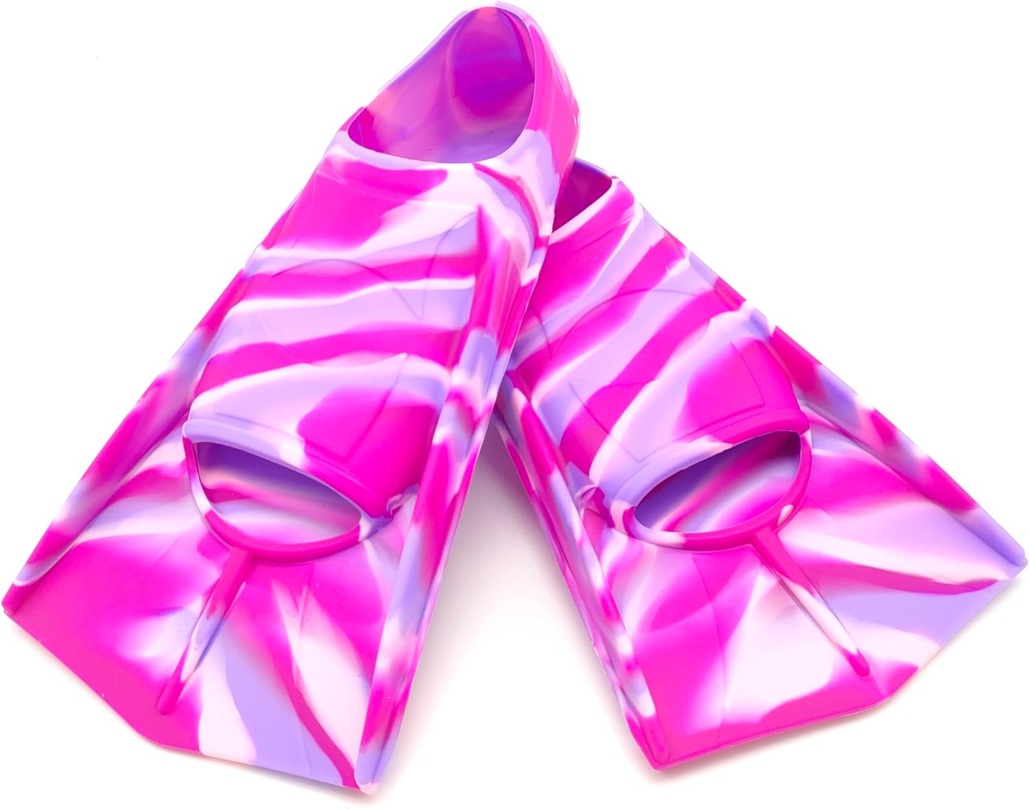 Kids Swim Fins, Comfortable Silicone Flippers for Swimming and Diving, Size Suit...