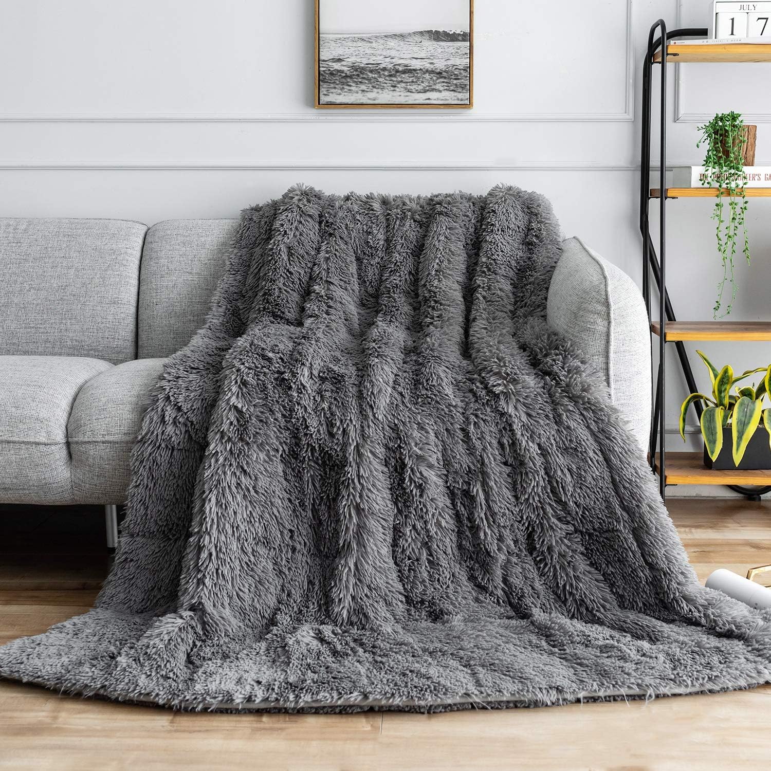 Uttermara Weighted Blanket 20 LBS Queen Size for Adults, Sherpa Fleece Weighted...