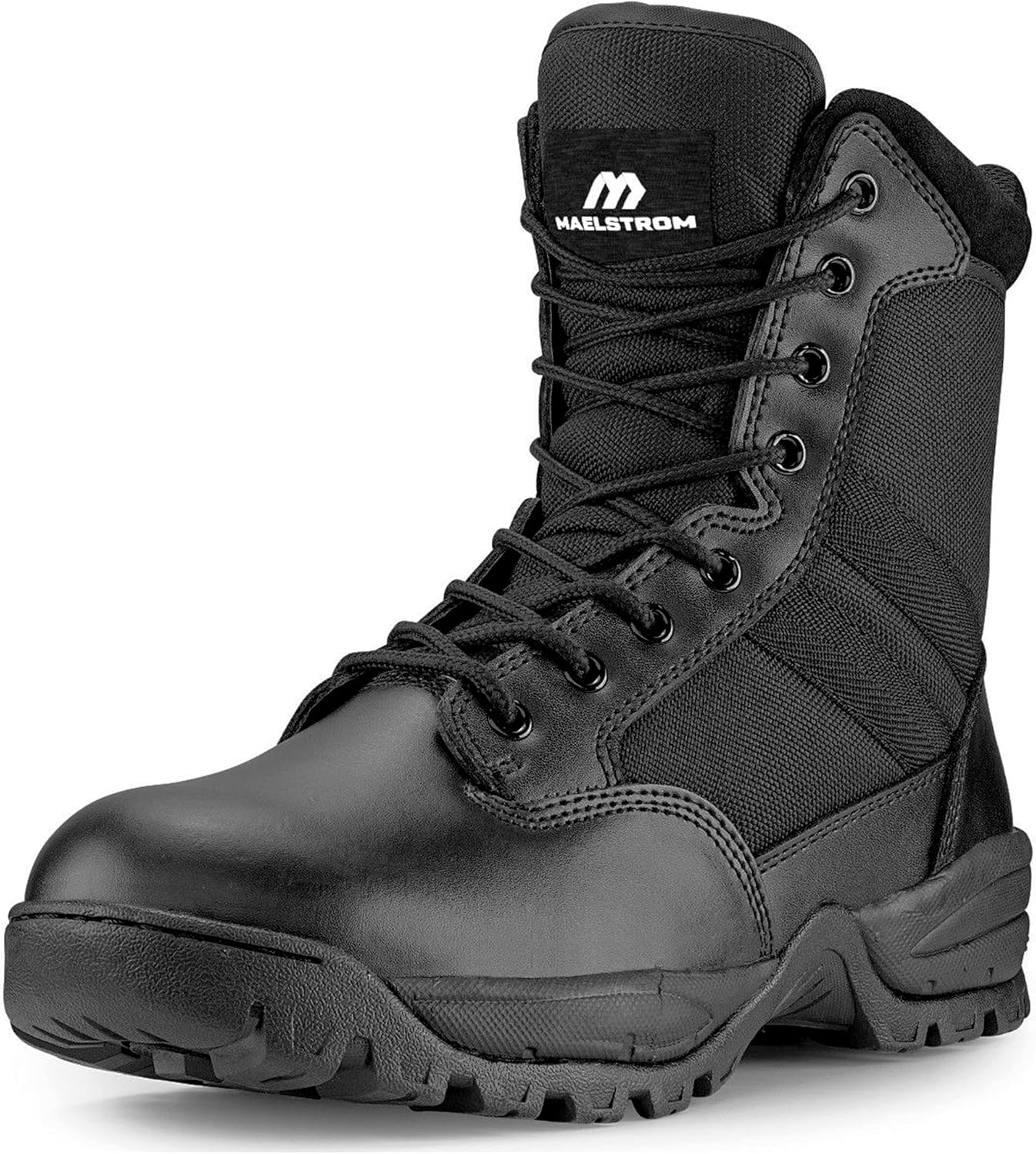 Maelstrom Military Tactical Work Boots for Hiking Motorcycling EMS EMT and Comba...