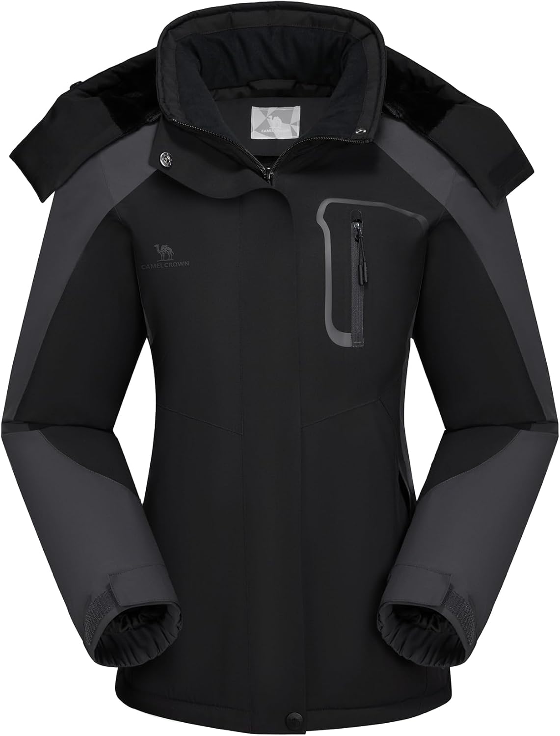 CAMEL CROWN Women's Ski Jacket, Special Winter Snow Coat with Warm Fleece, Innov...