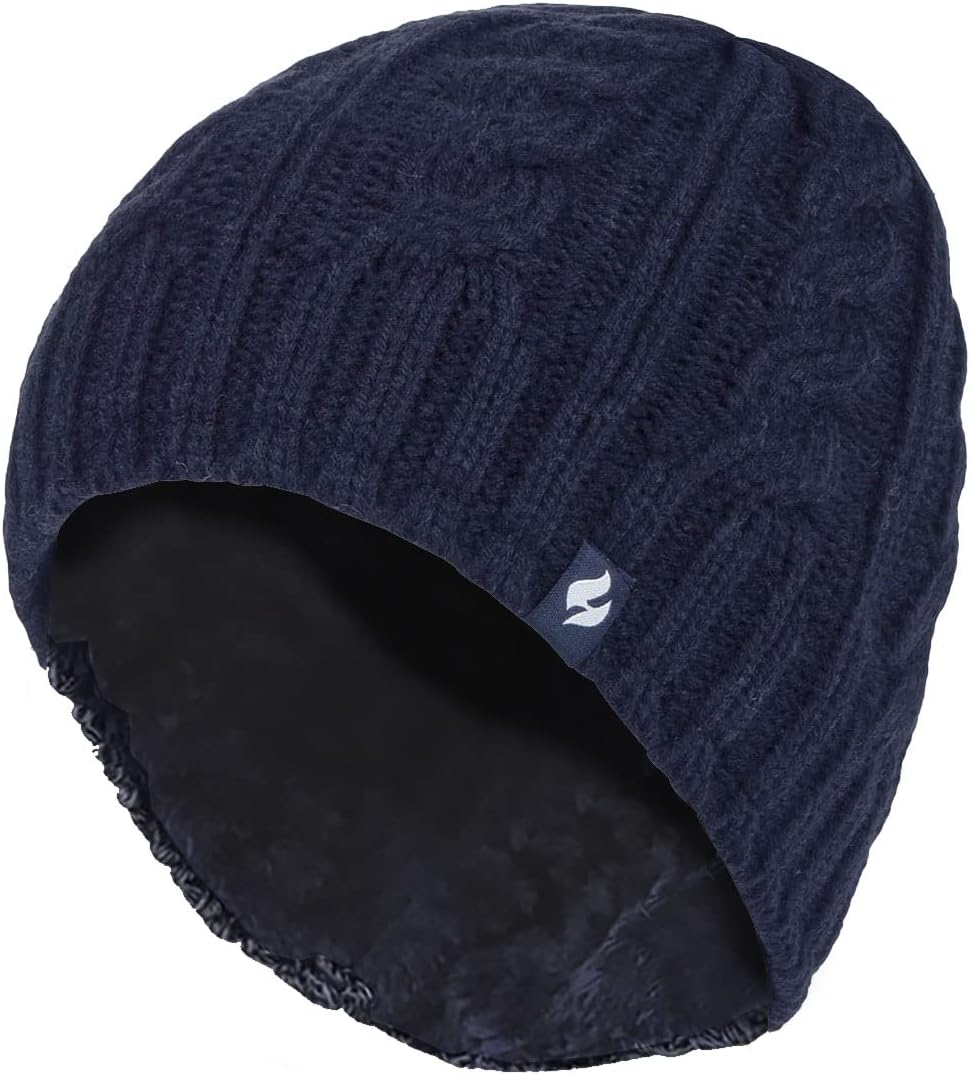 Thermal Fleece Lined Beanie, High-Quality HEAT HOLDERS Womens Winter Hat, Specia...