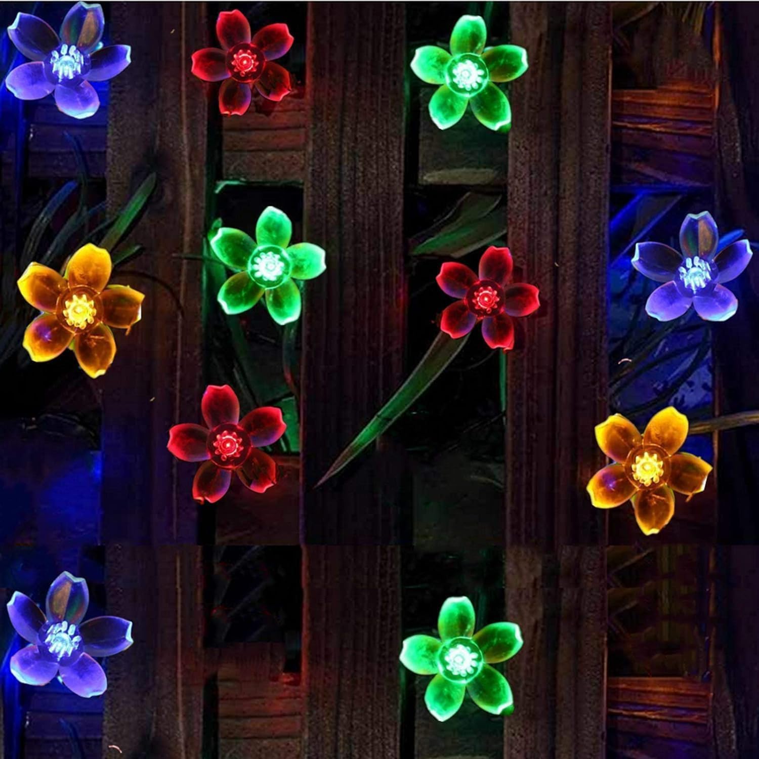 Solar String Lights Garden, Special 23ft Blossom Solar Powered Fairy Lights with...