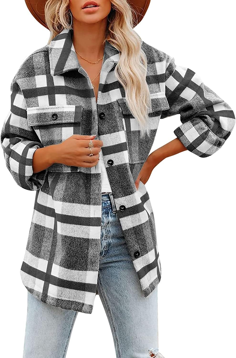 Beaully Women's Flannel Shacket, Special Women's Button Down Shirts, Innovative...