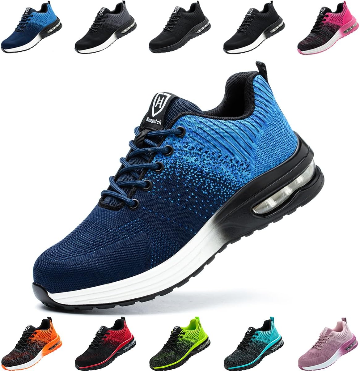 Nasogetch Safety Trainers, Special Steel Toe Cap Trainers for Men and Women, Lig...