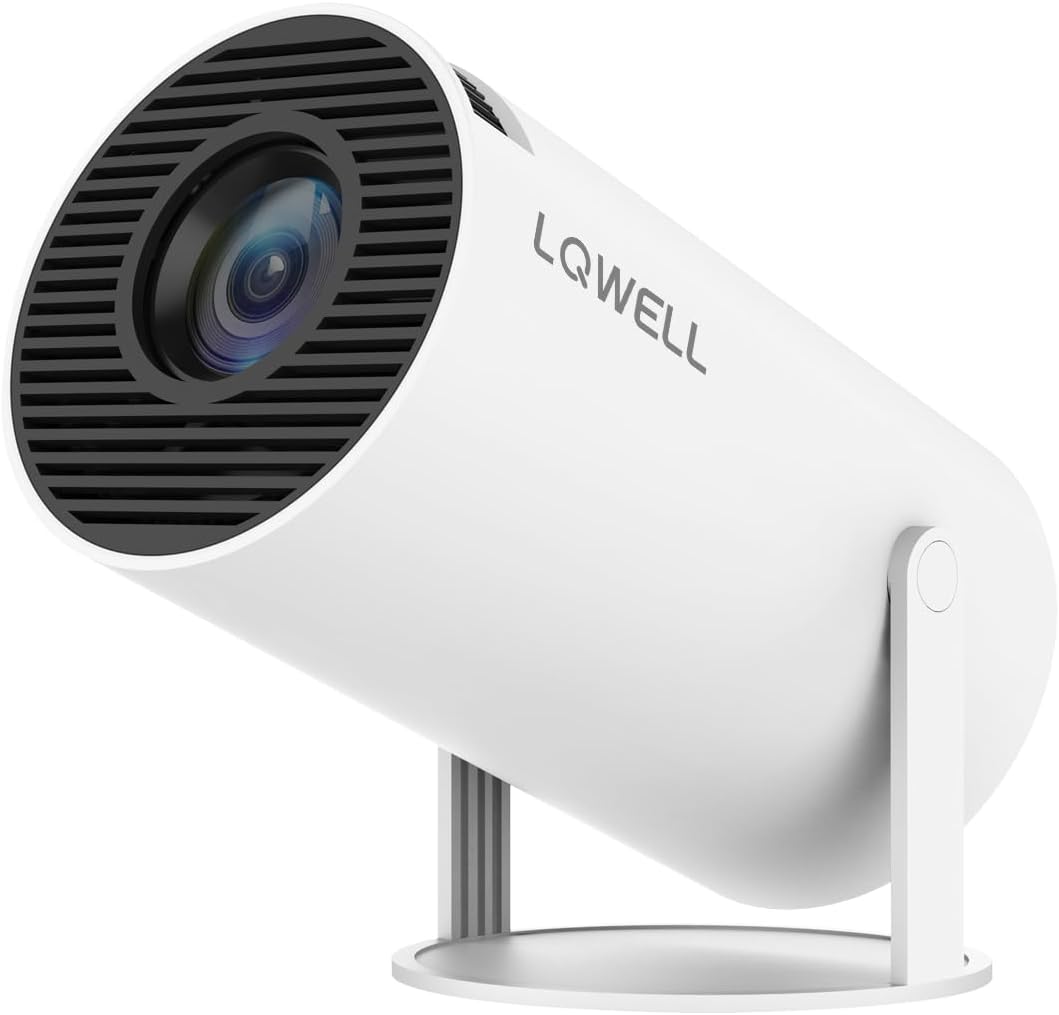 LQWELL® Projector, Mini Projector, Supports Wifi 5G, BT5.0 With 11.0 Android OS,...